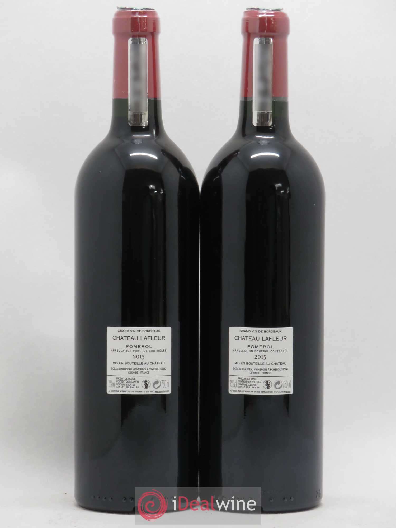 Château Lafleur 2015 - Lot de 2 bouteilles - 1