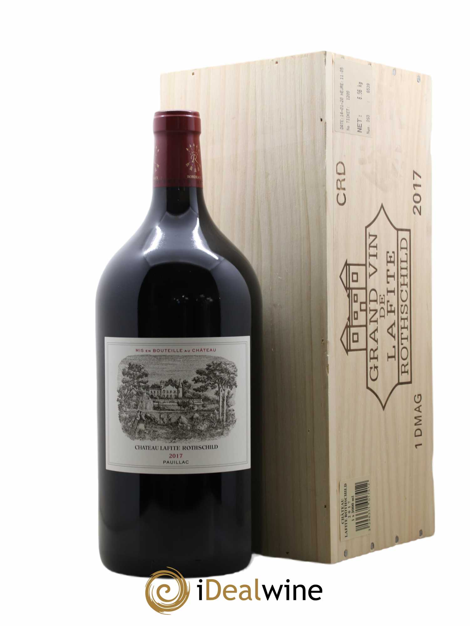Château Lafite Rothschild 1er Grand Cru Classé 2017 - Lot de 1 double magnum - 0
