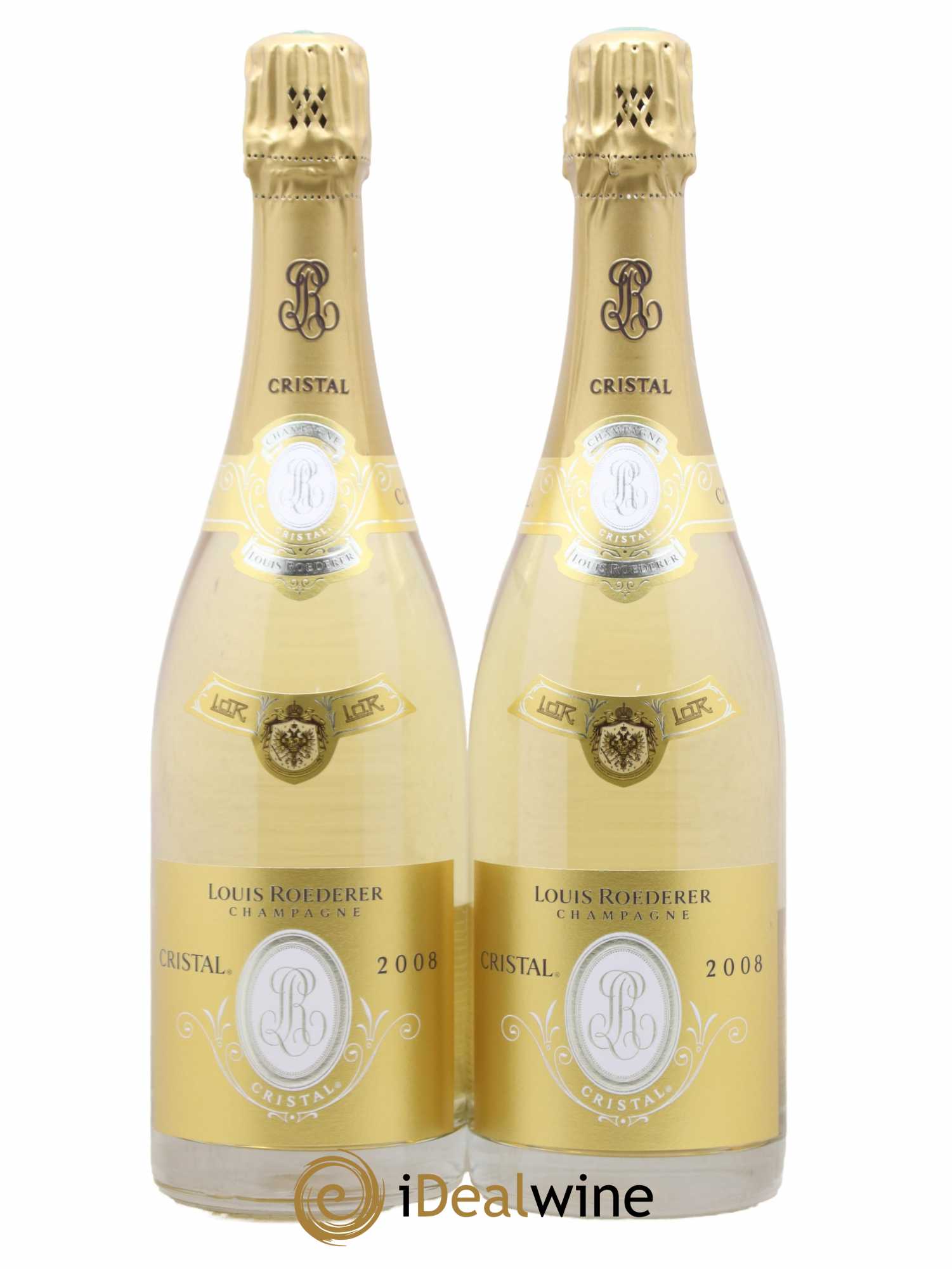 Cristal Louis Roederer 2008 - Lot de 2 bouteilles - 0