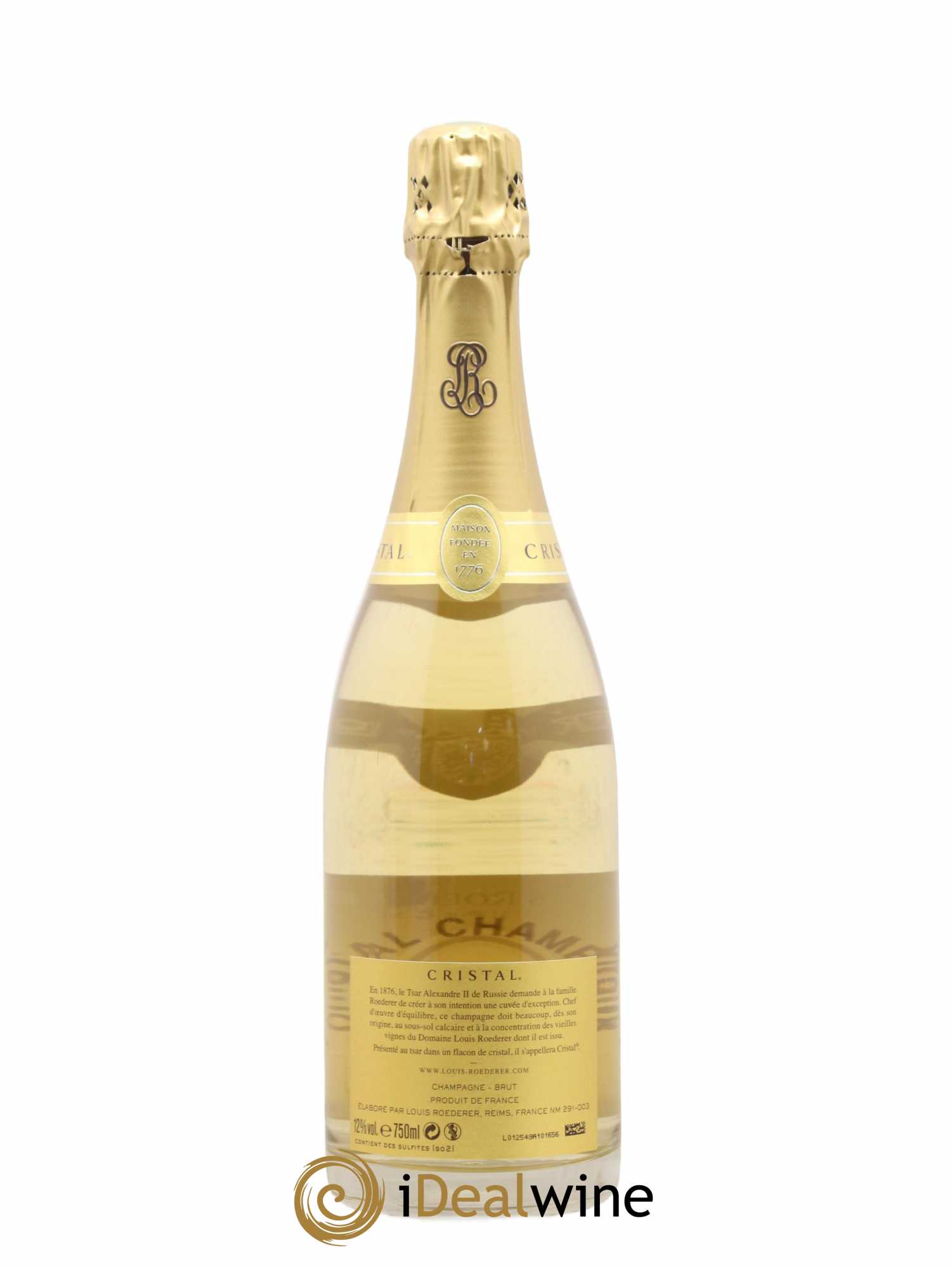 Cristal Louis Roederer 2008 - Lot de 1 bouteille - 2