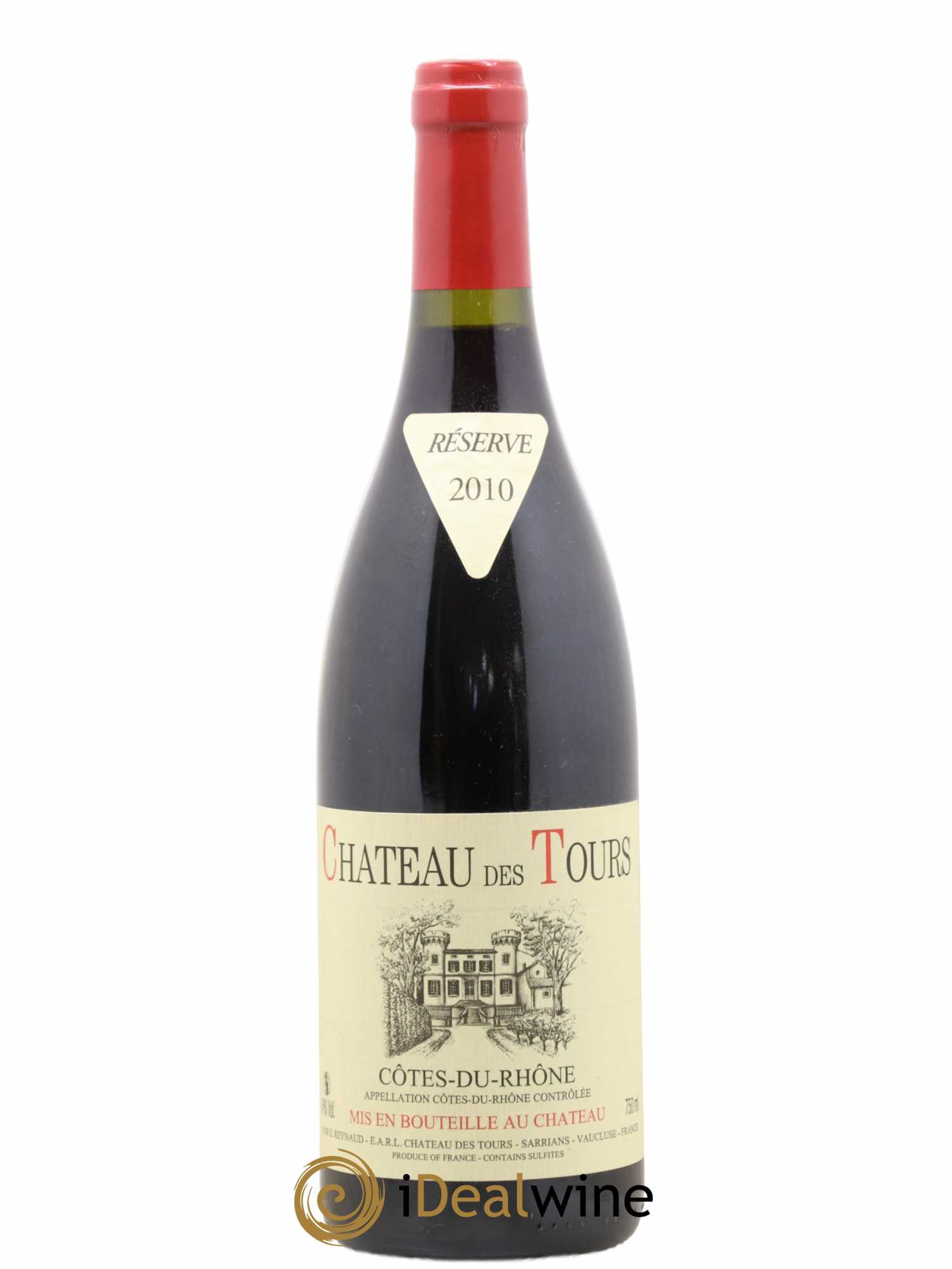 Côtes-du-Rhône Château des Tours Emmanuel Reynaud 2010 - Lot de 1 bouteille - 0