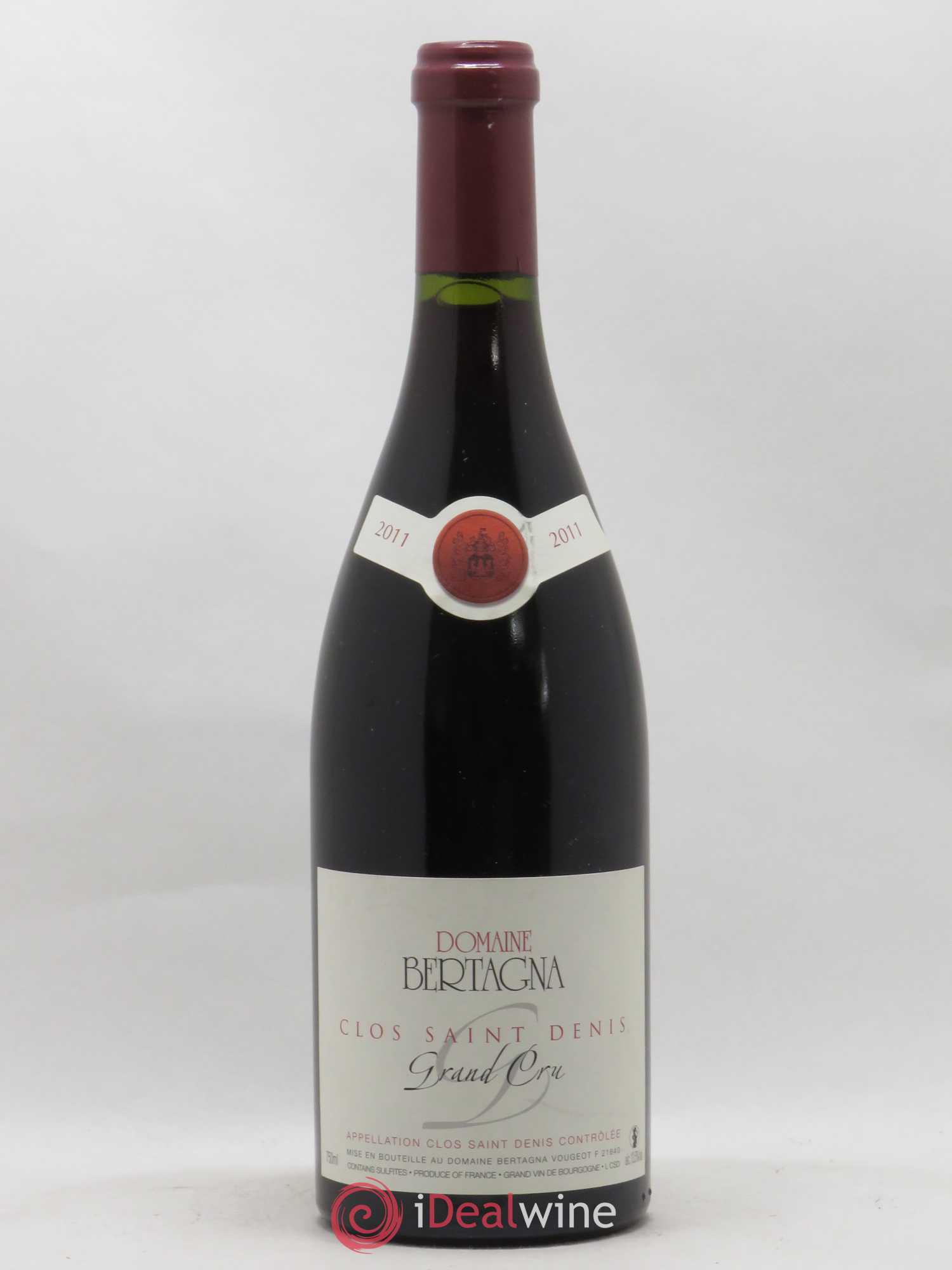 Clos Saint-Denis Grand Cru Bertagna 2011 - Lot de 1 bouteille - 0