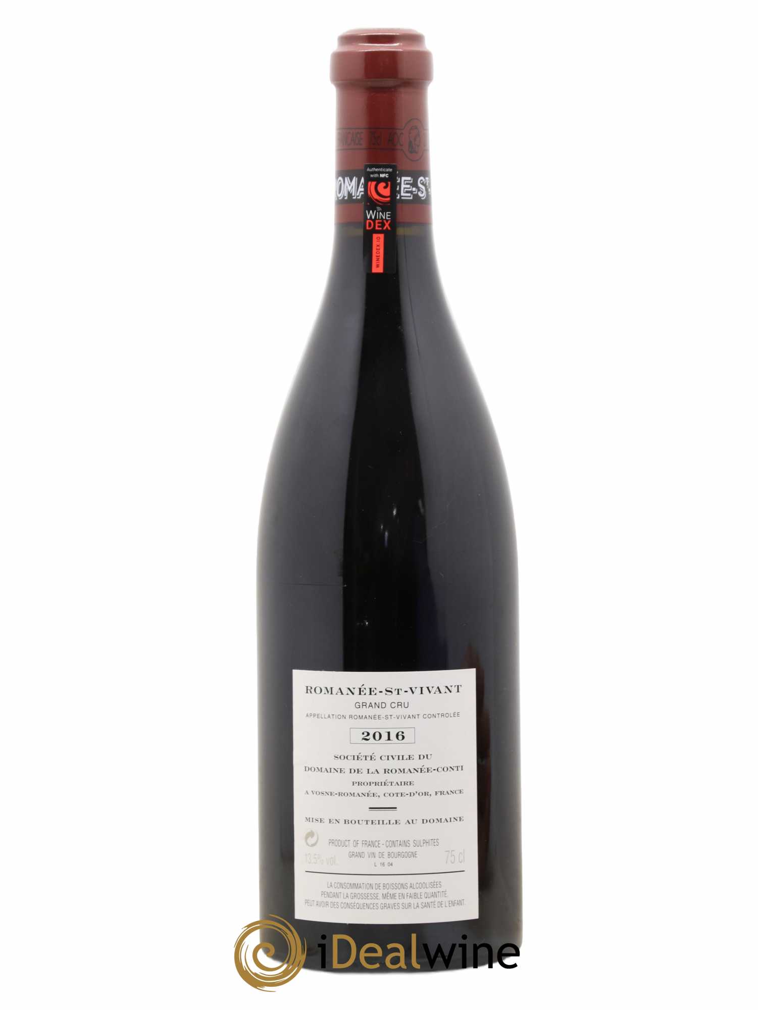 Romanée-Saint-Vivant Grand Cru Domaine de la Romanée-Conti 2016 - Lot de 1 bouteille - 1