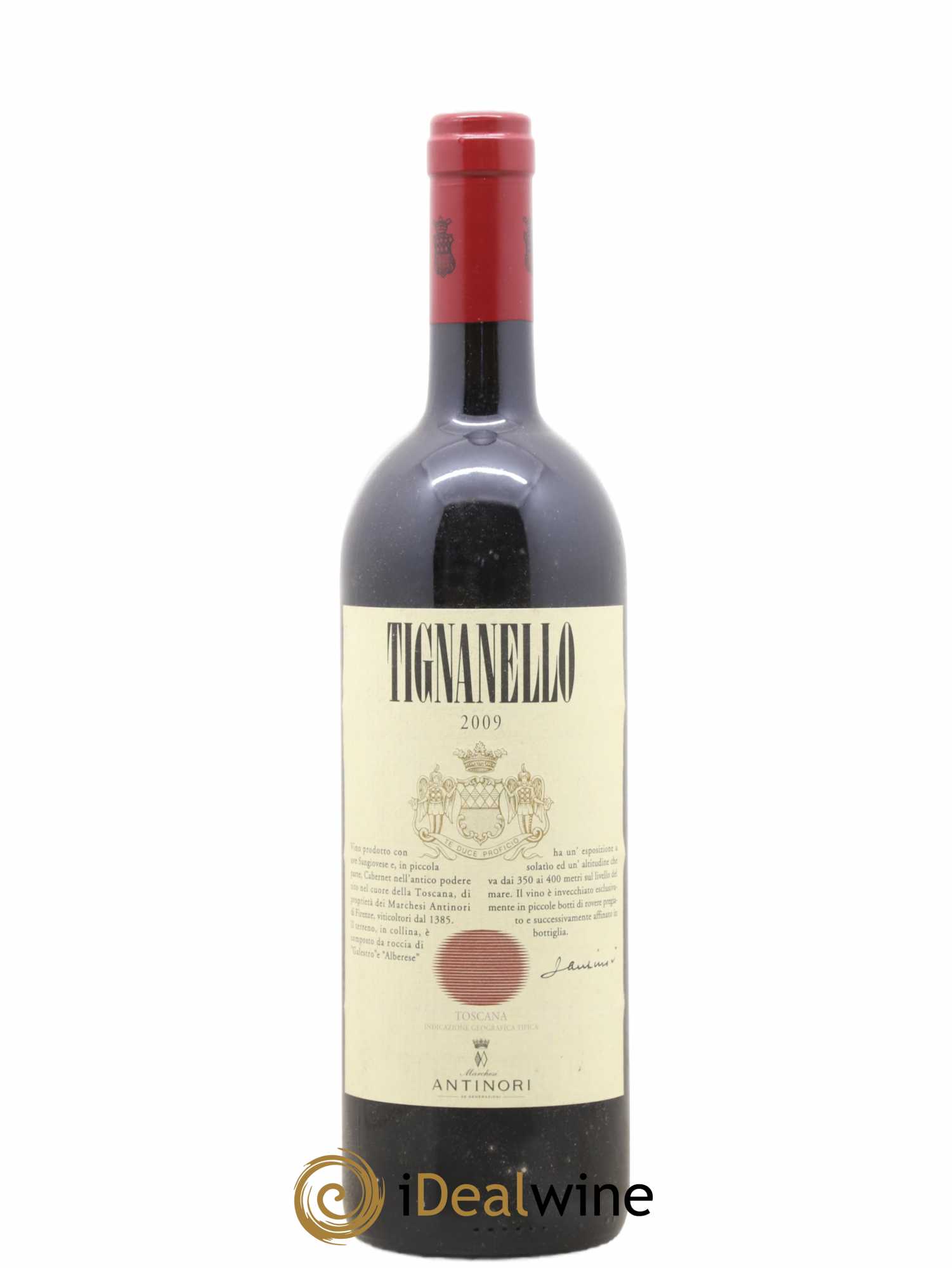 Toscana IGT Tignanello Tenuta Tignanello - Marchesi Antinori 2009 - Lot de 1 bouteille - 0