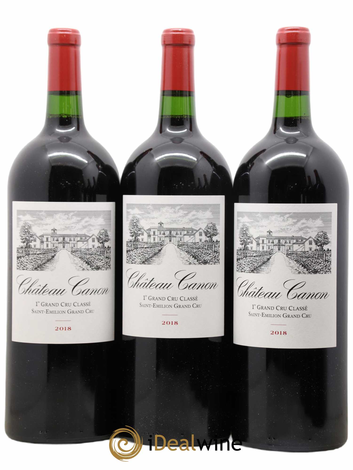 Château Canon 1er Grand Cru Classé B 2018 - Lot de 6 magnums - 1