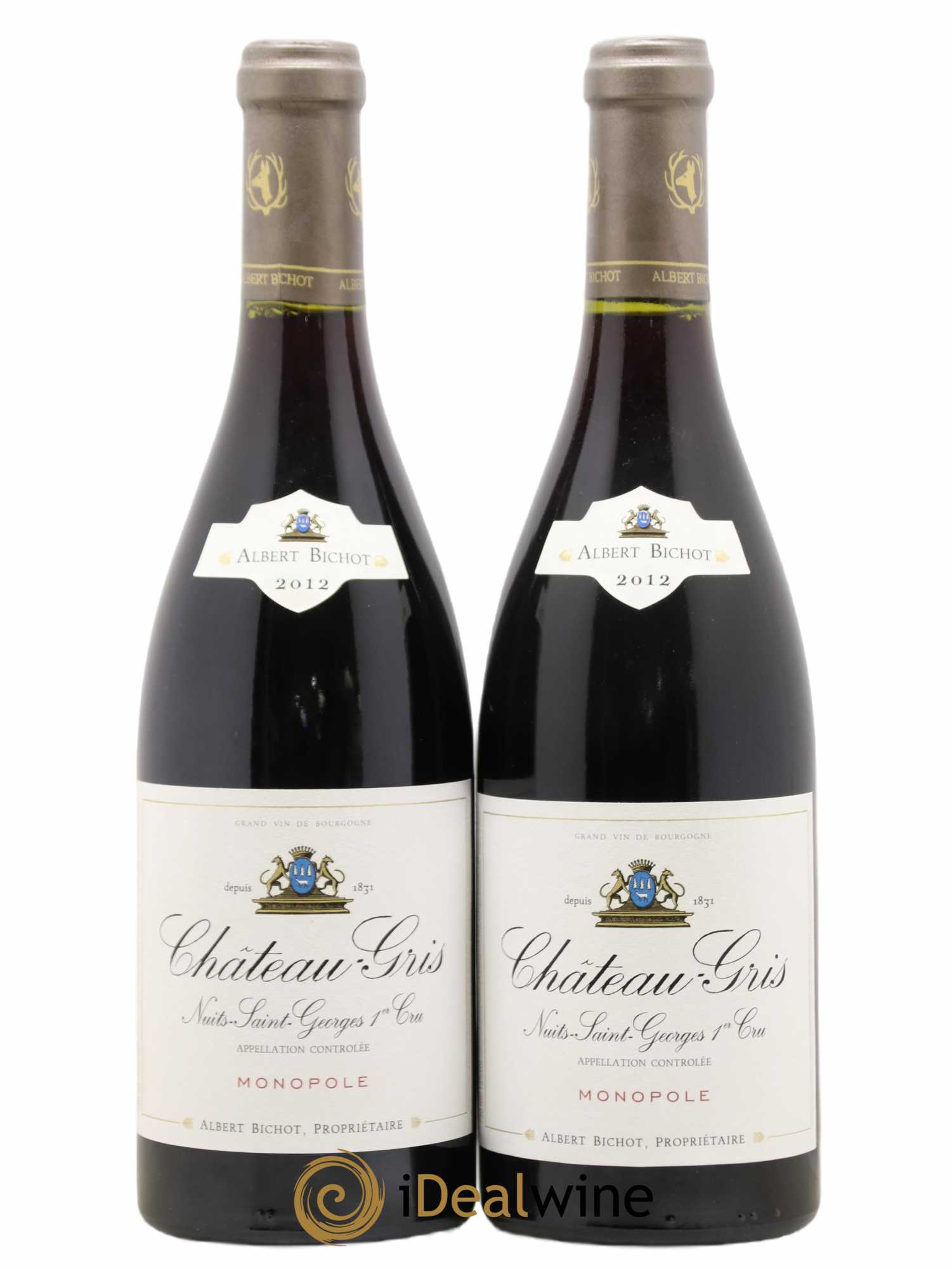 Nuits-Saint-Georges 1er Cru Château Gris - Albert Bichot 2012 - Lot de 2 bouteilles - 0