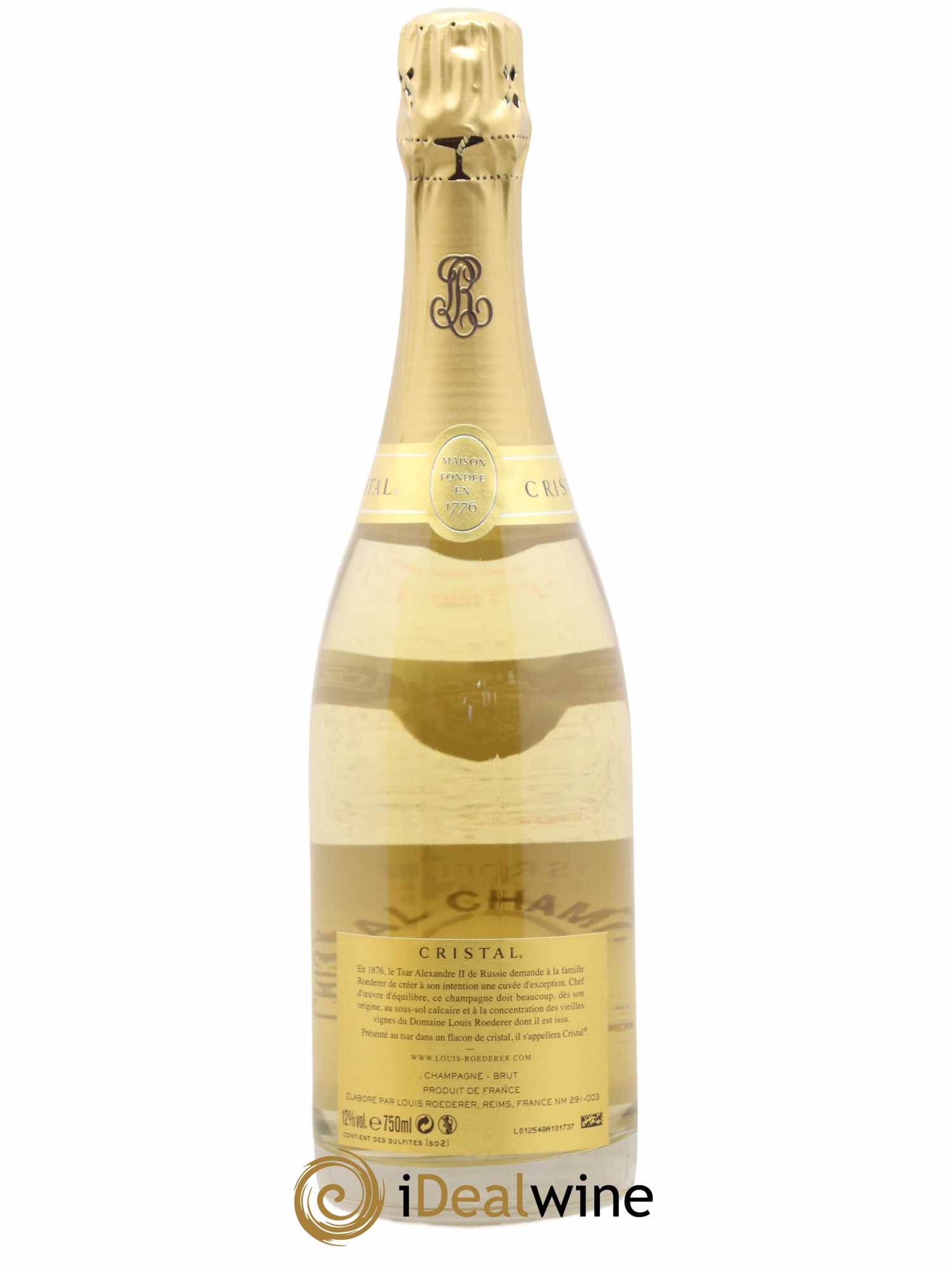 Cristal Louis Roederer 2008 - Lot de 1 bouteille - 2