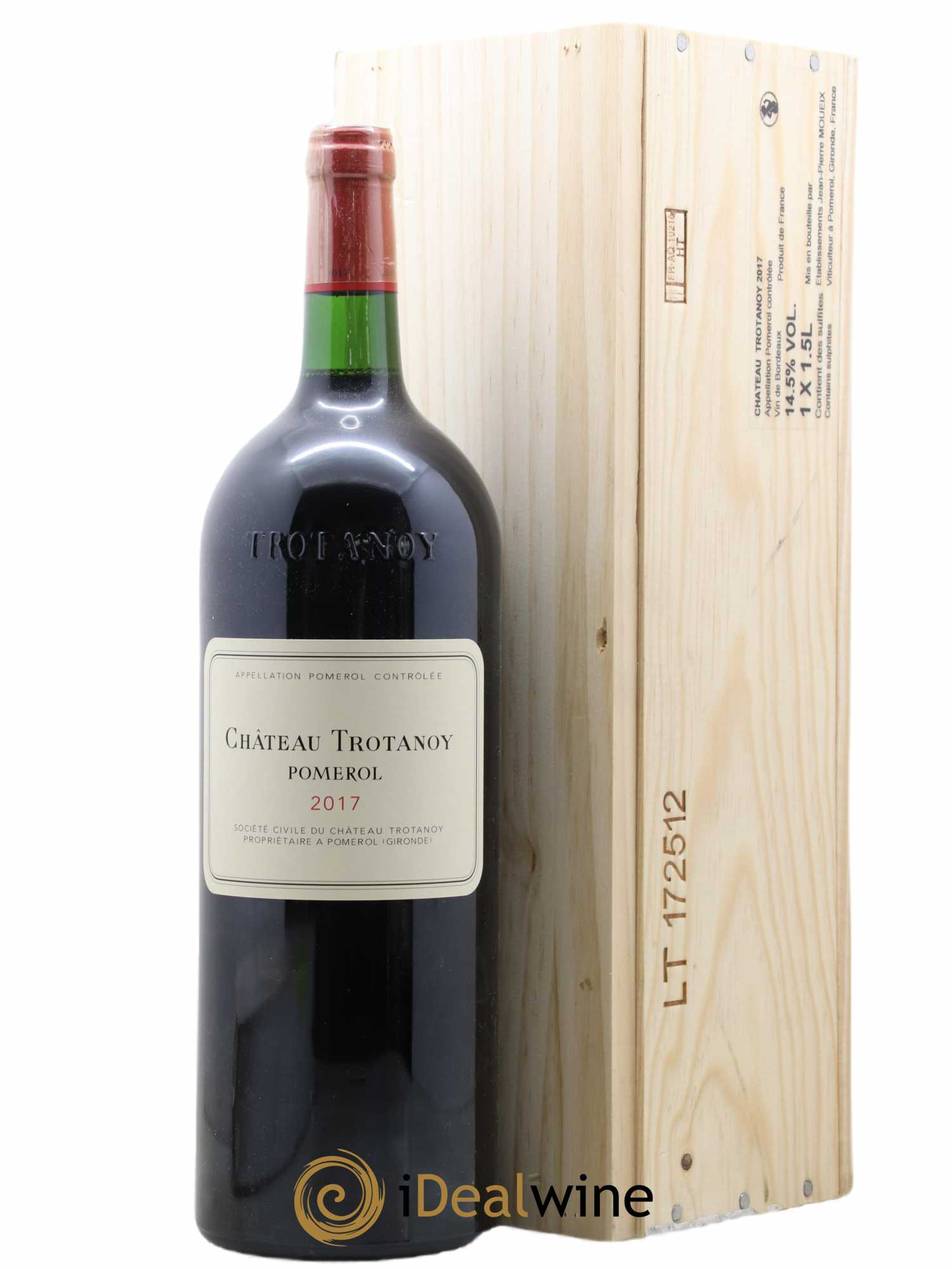 Château Trotanoy 2017 - Lot de 1 magnum - 0
