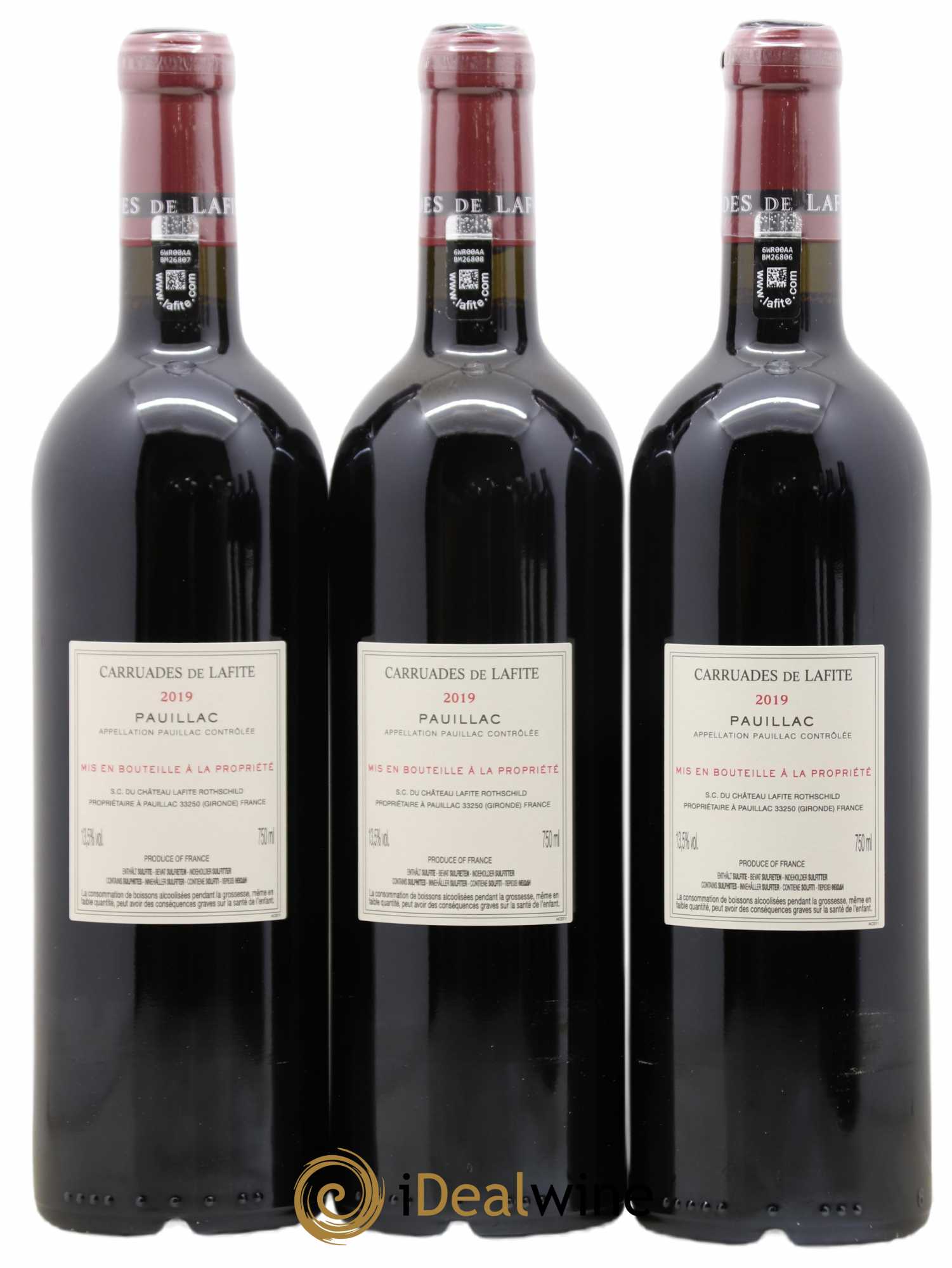 Carruades de Lafite Rothschild Second Vin 2019 - Posten von 6 Flaschen - 2