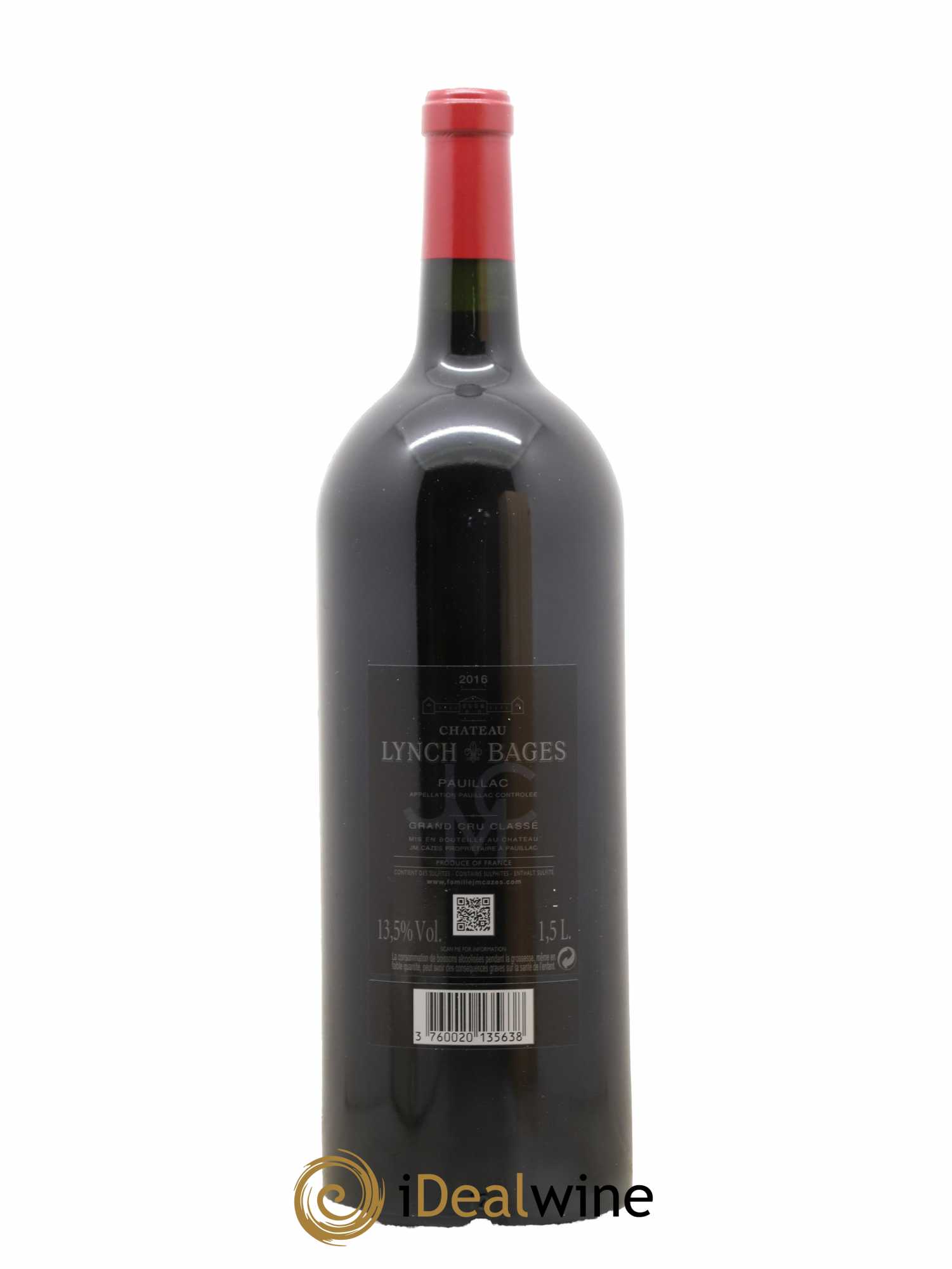 Château Lynch Bages 5ème Grand Cru Classé 2016 - Lot de 1 magnum - 2