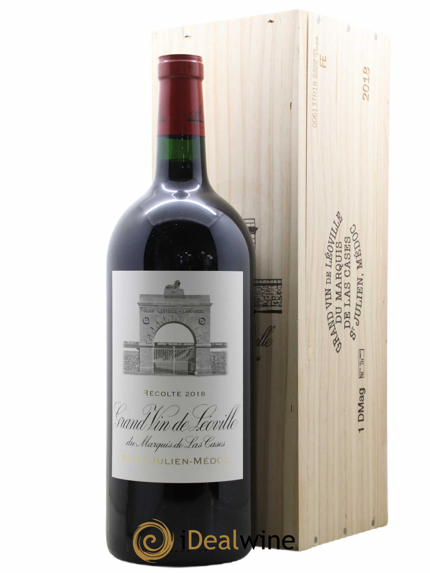 Château Léoville Las Cases 2ème Grand Cru Classé 2018 - Lot de 1 double magnum - 0