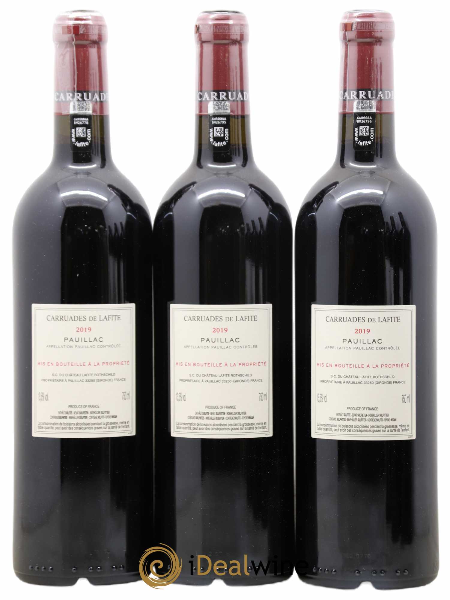Carruades de Lafite Rothschild Second Vin 2019 - Lot de 6 bouteilles - 2