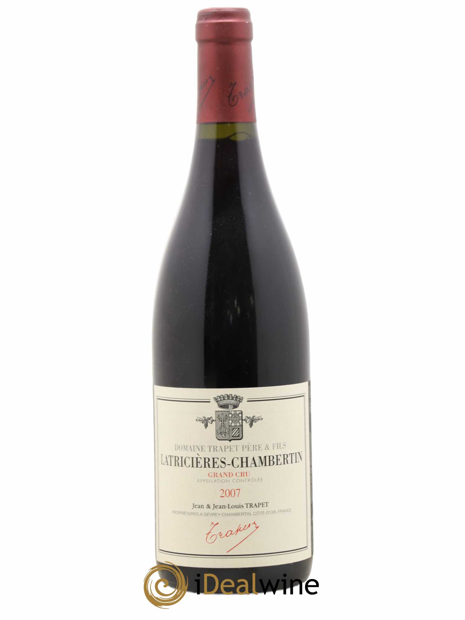 Latricières-Chambertin Grand Cru Domaine Trapet 2007 - Lot de 1 bouteille - 0