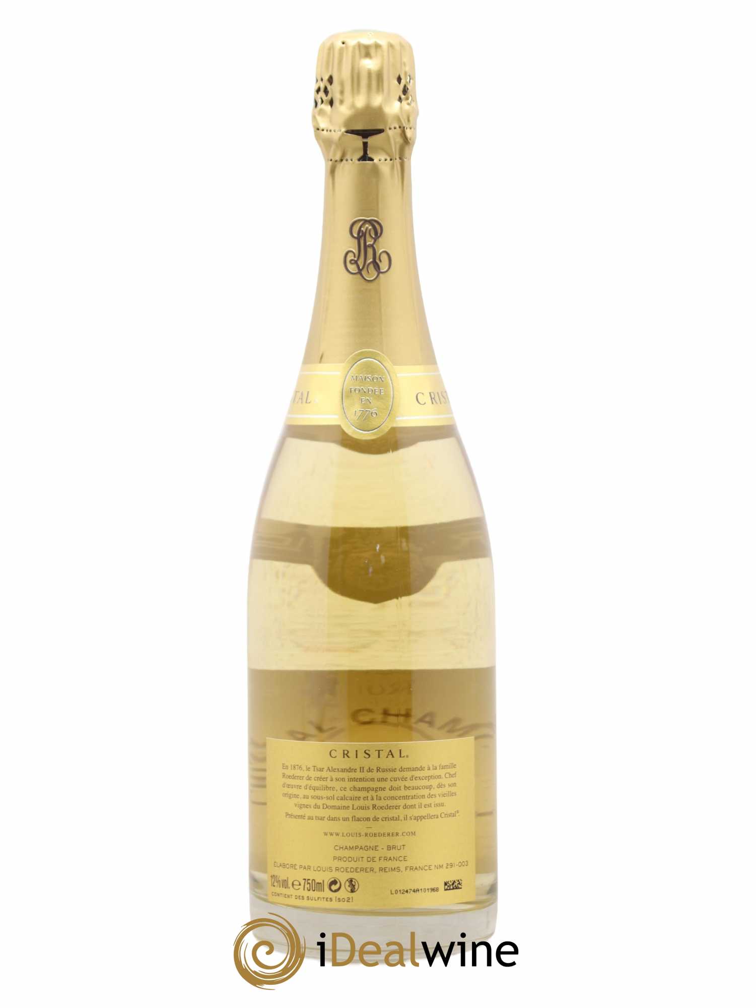 Cristal Louis Roederer 2008 - Lot de 1 bouteille - 2
