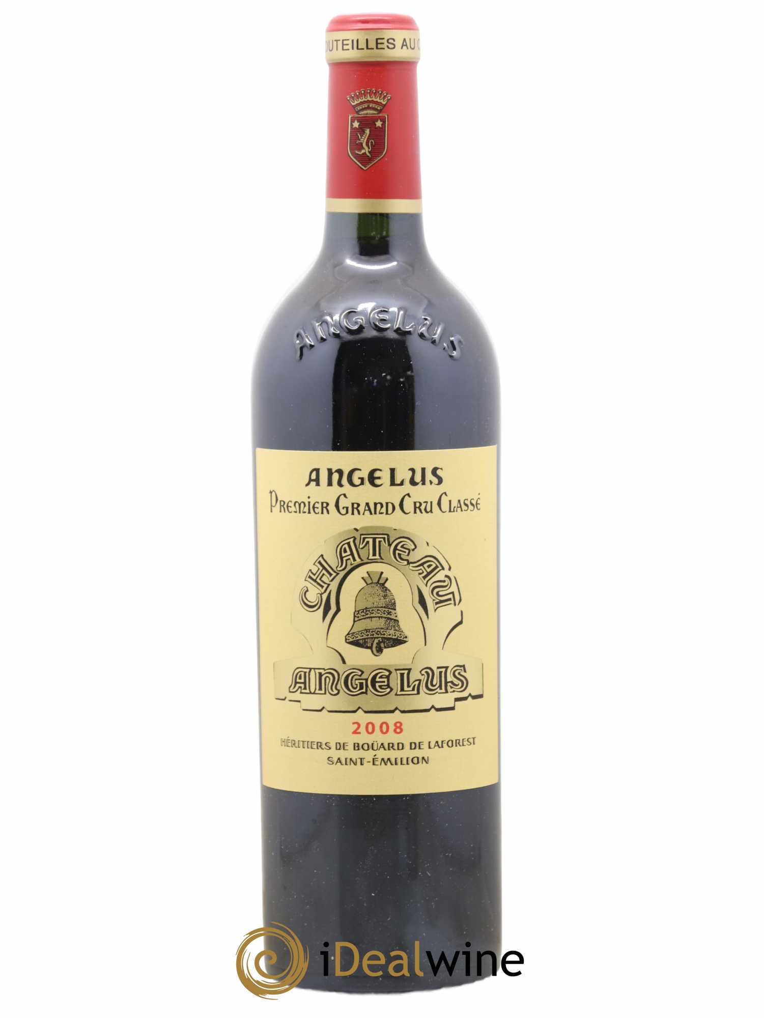 Château Angélus 1er Grand Cru Classé A 2008 - Lot de 1 bouteille - 0