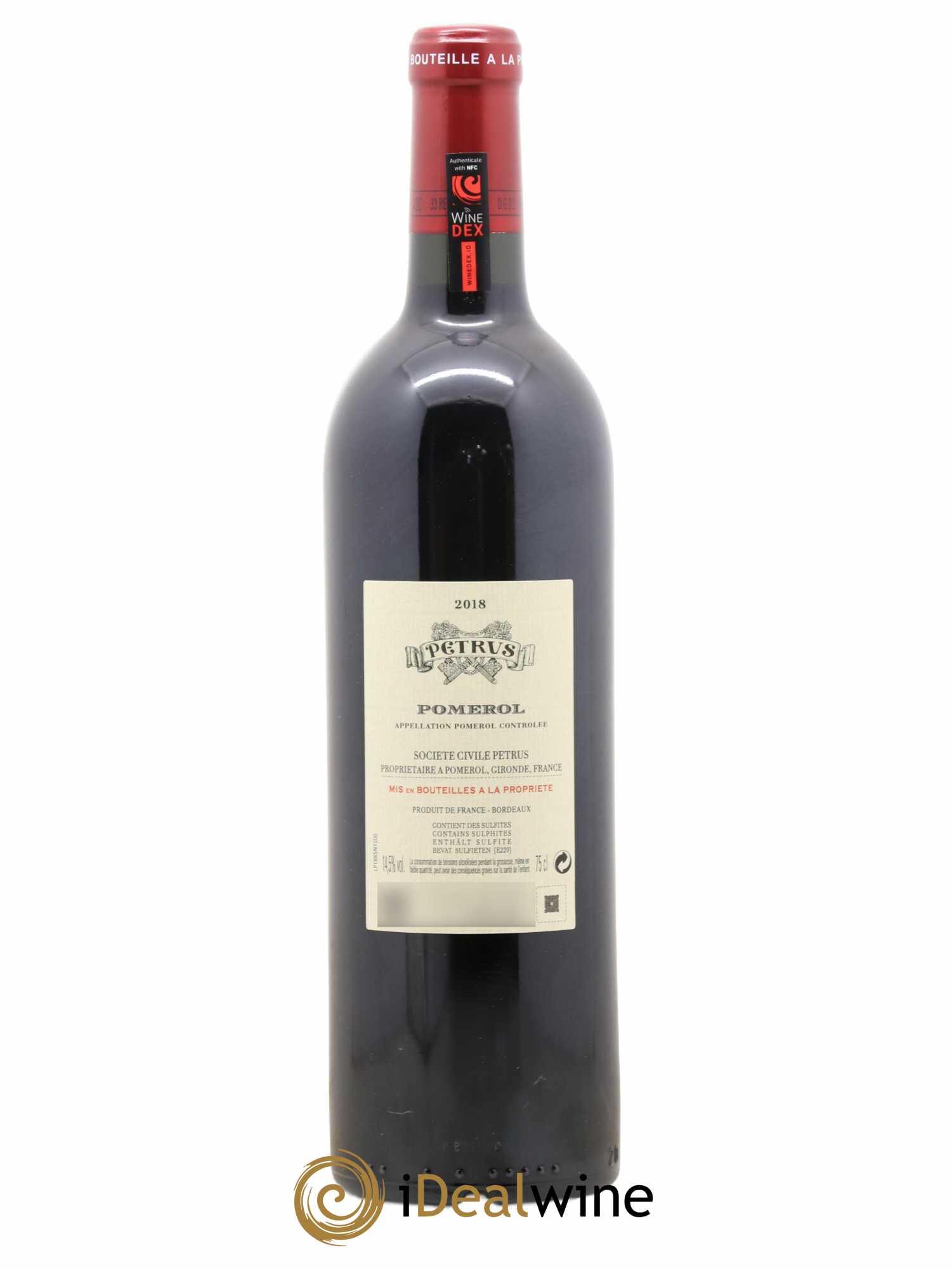 Petrus 2018 - Lot de 1 bouteille - 1