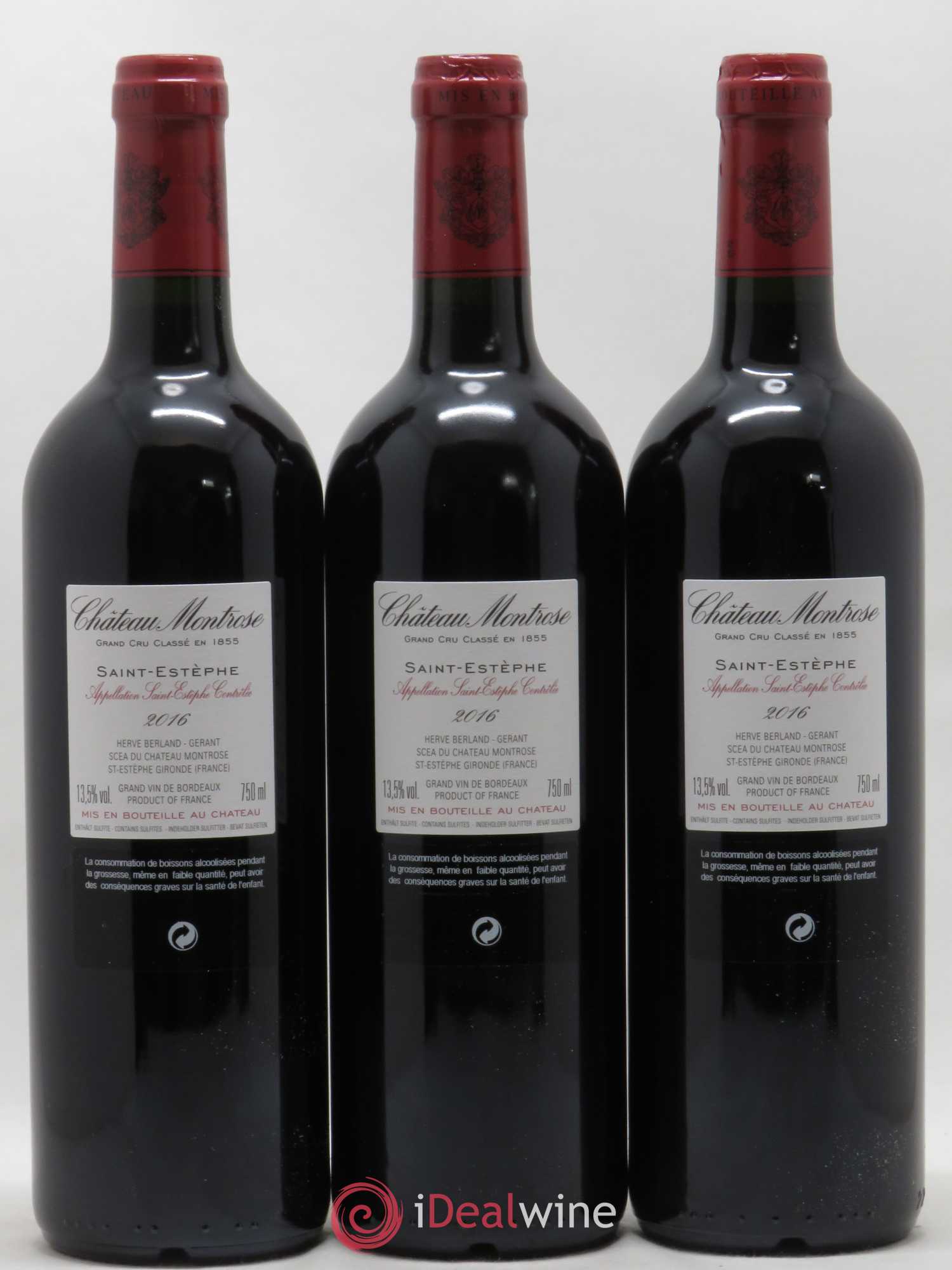 Château Montrose 2ème Grand Cru Classé 2016 - Lot de 6 bouteilles - 4