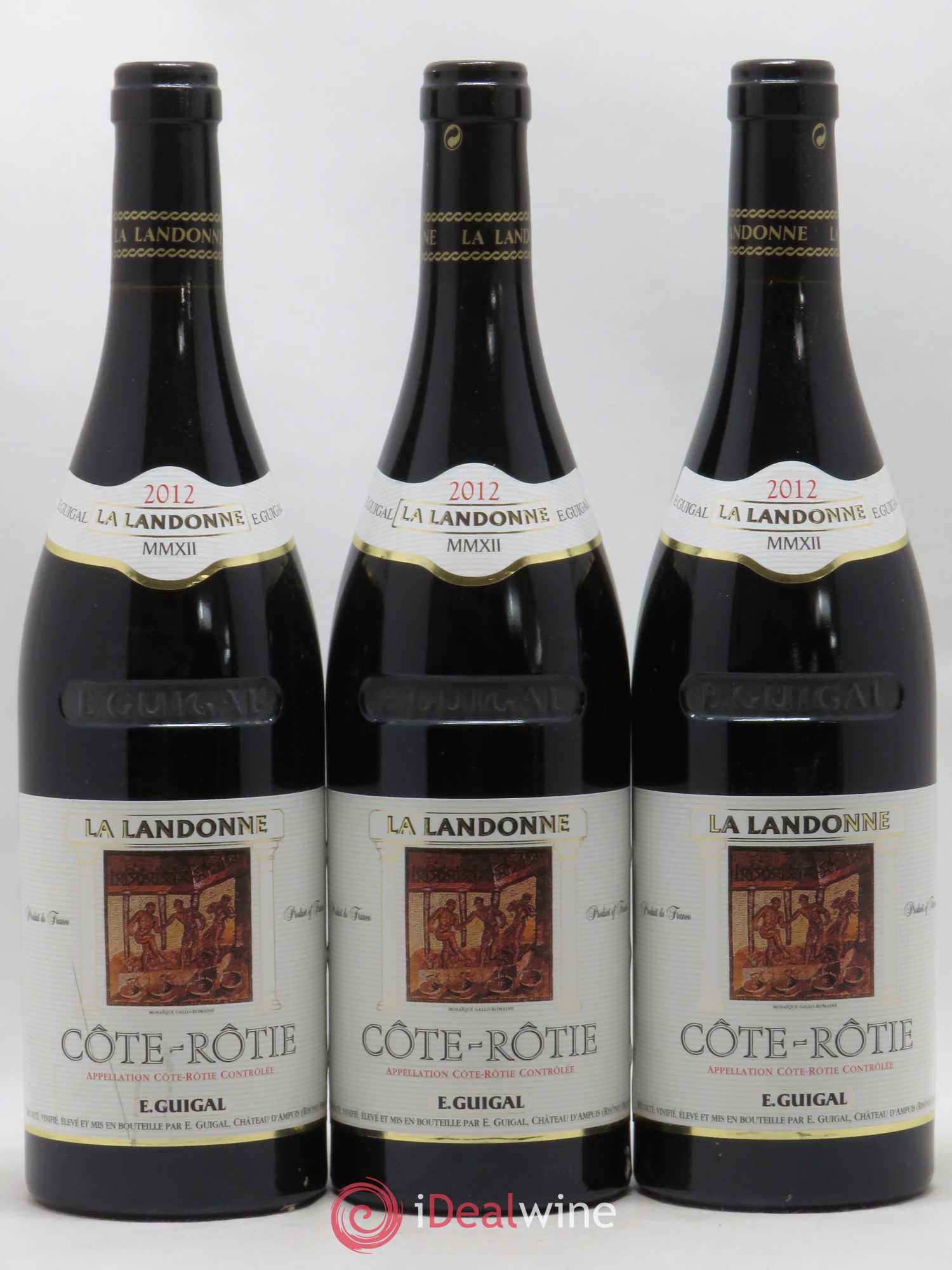 Côte-Rôtie La Landonne Guigal 2012 - Lot de 3 bouteilles - 0