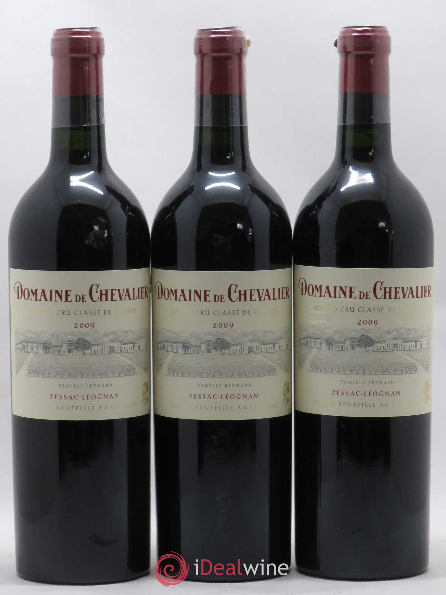 Domaine de Chevalier Cru Classé de Graves 2009 - Lot de 3 bouteilles - 0