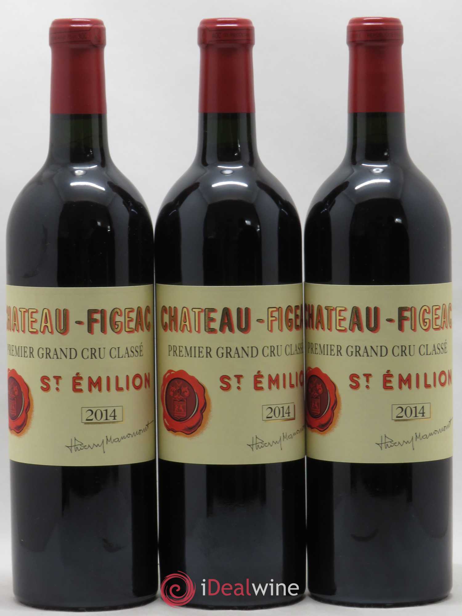 Château Figeac 1er Grand Cru Classé A 2014 - Lot de 3 bouteilles - 0