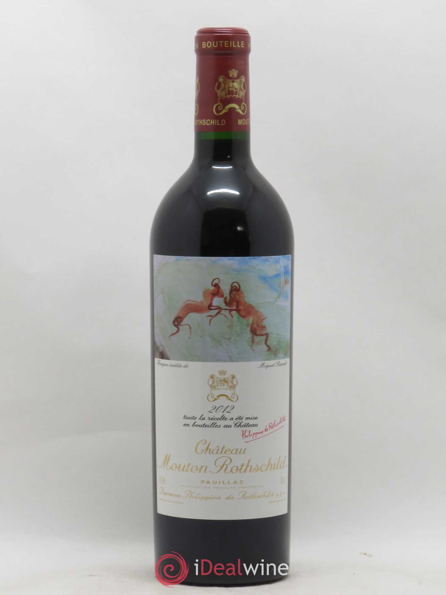 Château Mouton Rothschild 1er Grand Cru Classé 2012 - Lot de 1 bouteille - 0