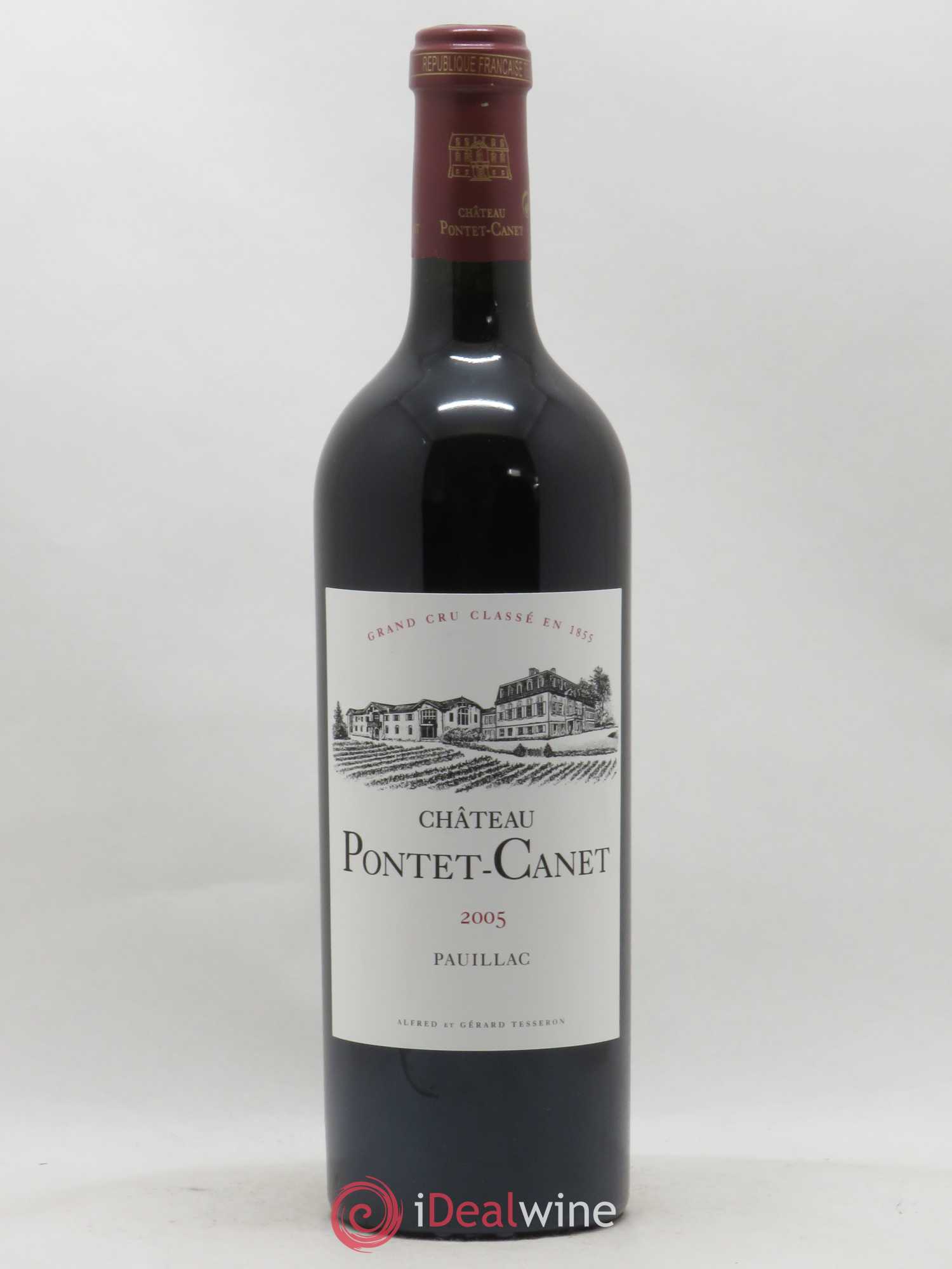 Château Pontet Canet 5ème Grand Cru Classé 2005 - Lot de 1 bouteille - 0