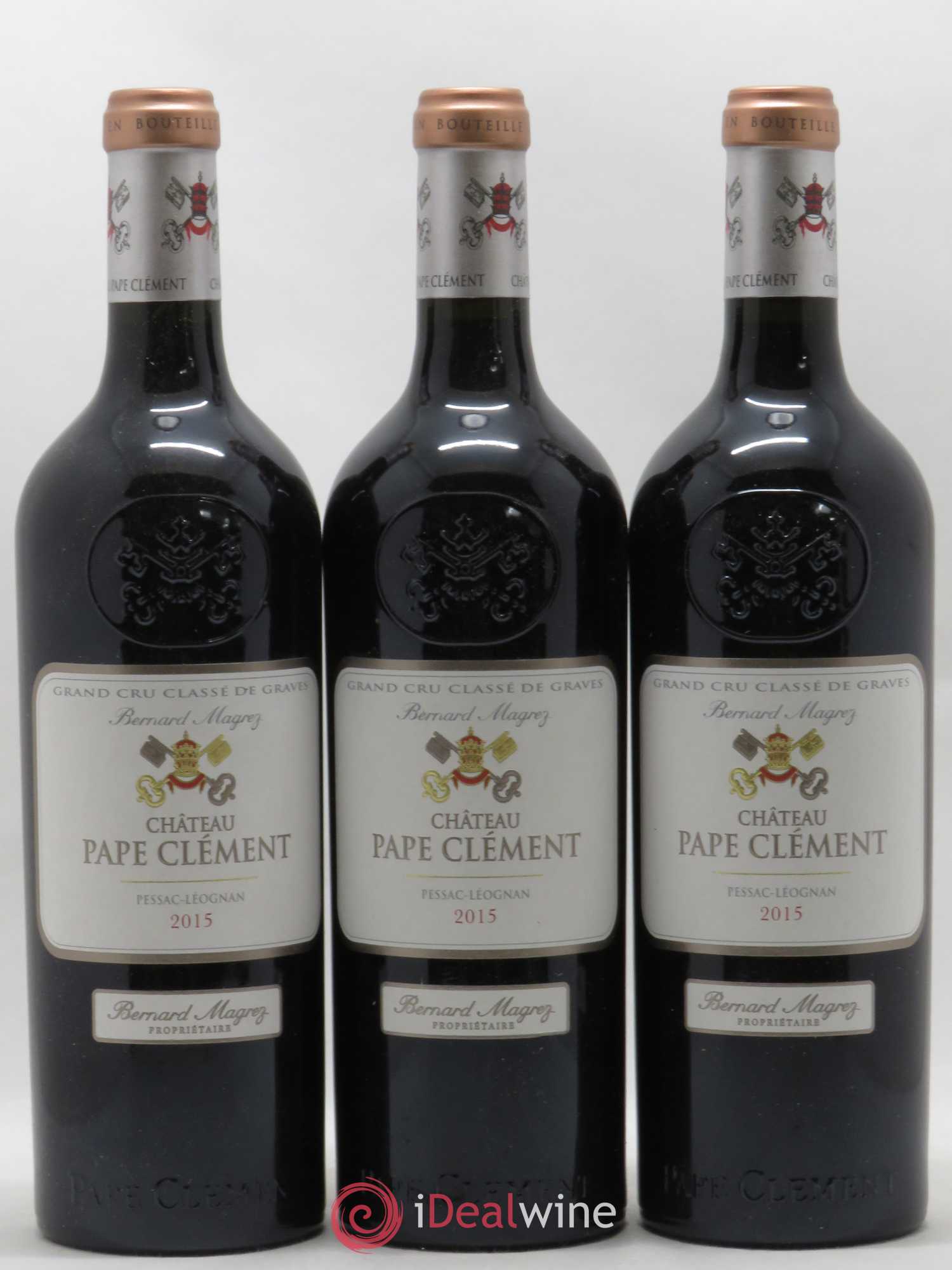 Château Pape Clément Cru Classé de Graves 2015 - Lot de 12 bouteilles - 1