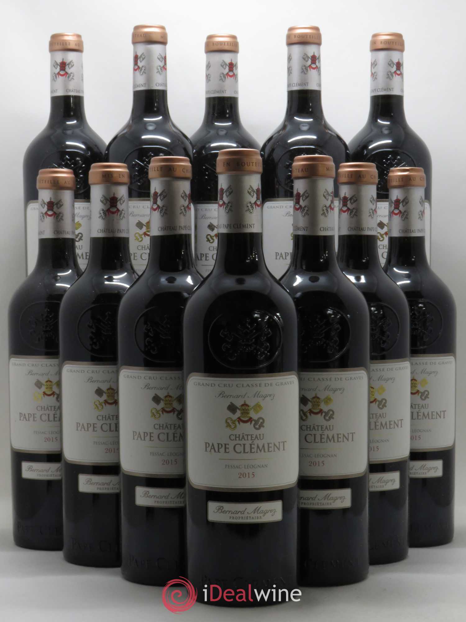 Château Pape Clément Cru Classé de Graves 2015 - Lot de 12 bouteilles - 0