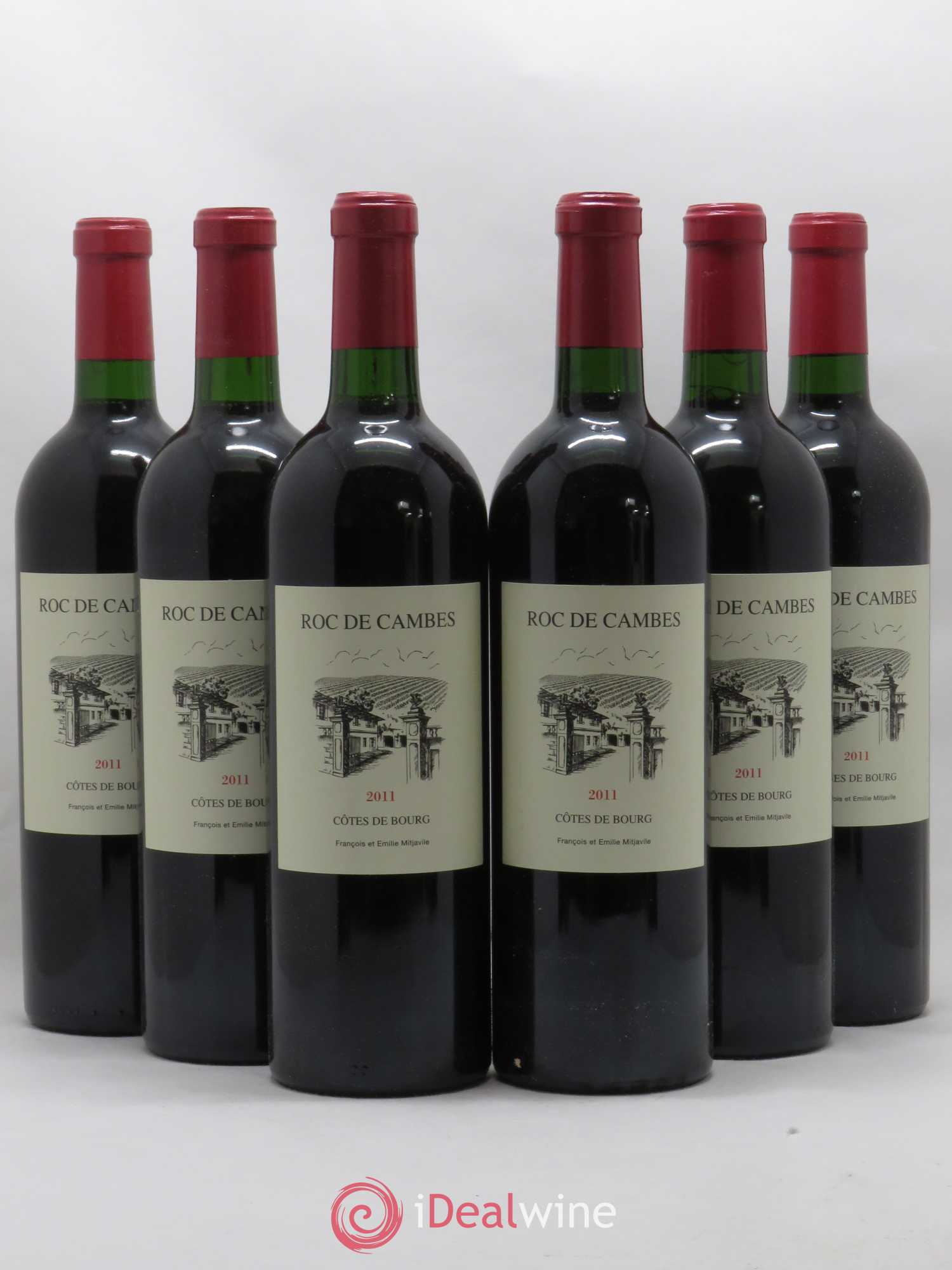 Roc de Cambes 2011 - Posten von 6 Flaschen - 0