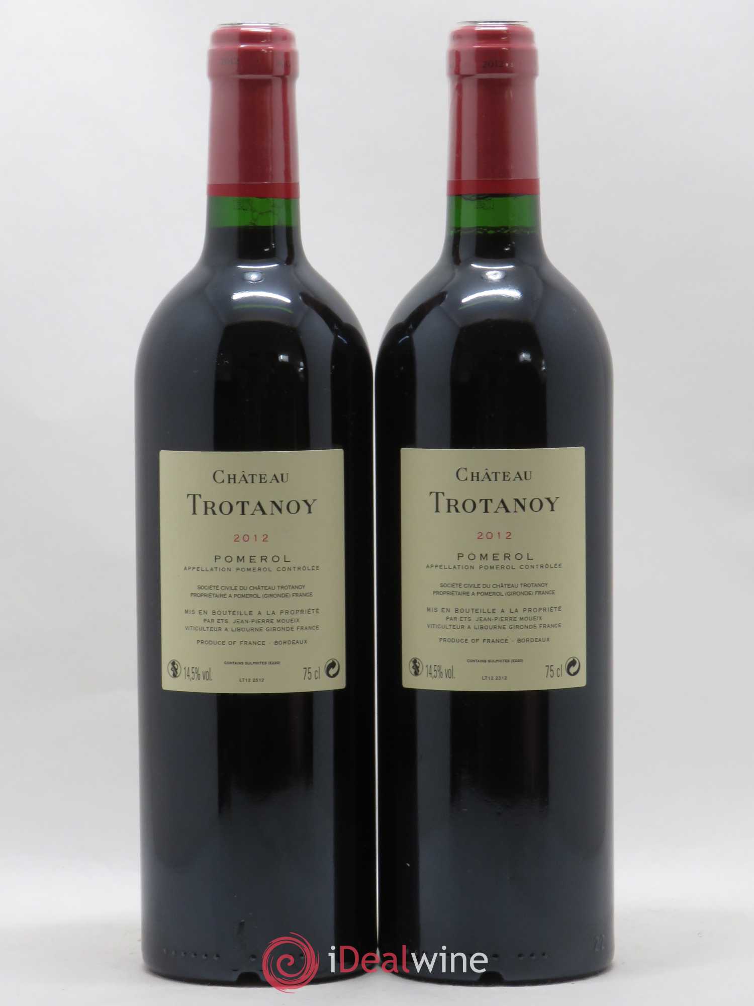 Château Trotanoy 2012 - Lot de 2 bouteilles - 1