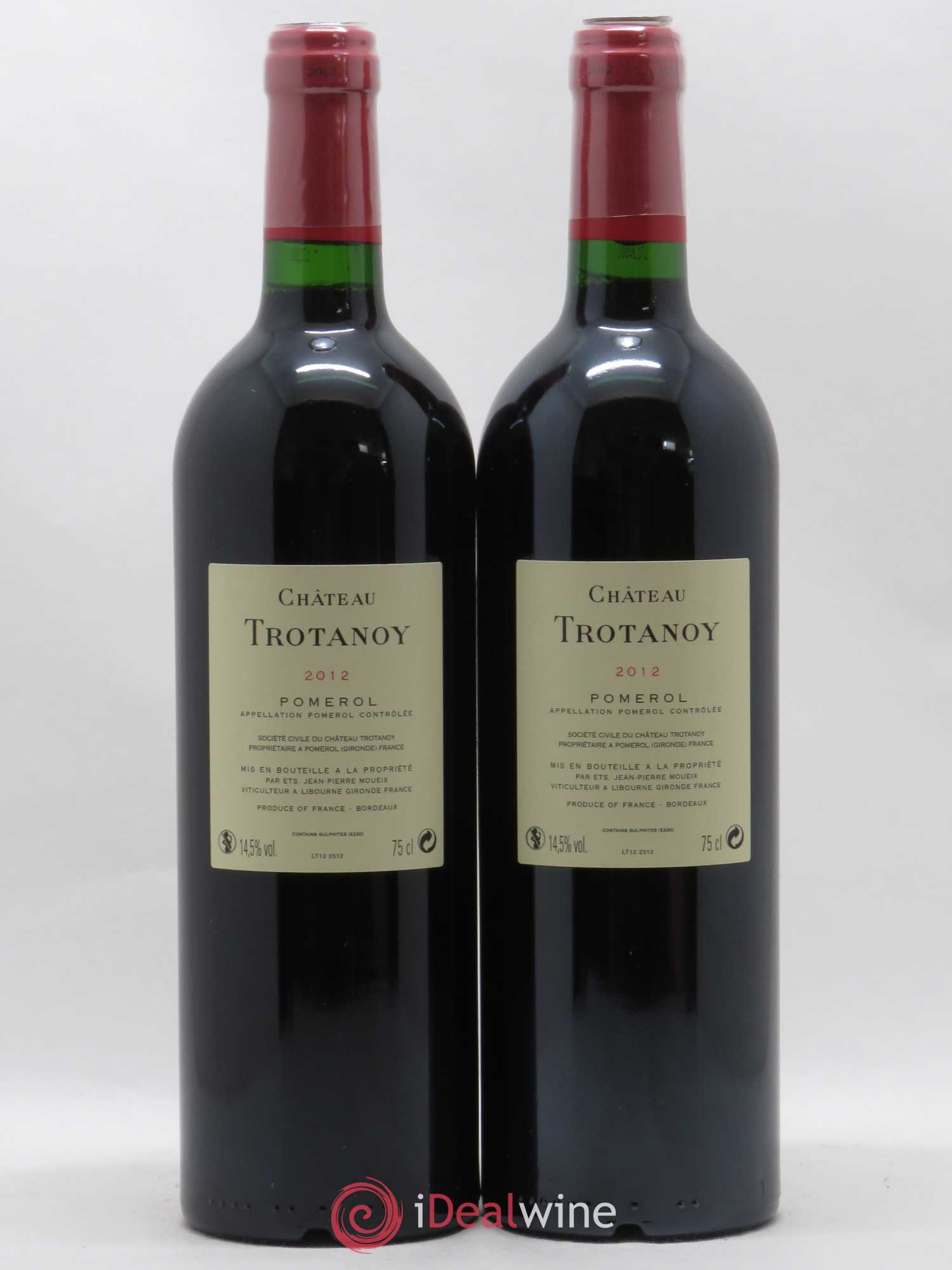 Château Trotanoy 2012 - Lot de 2 bouteilles - 1