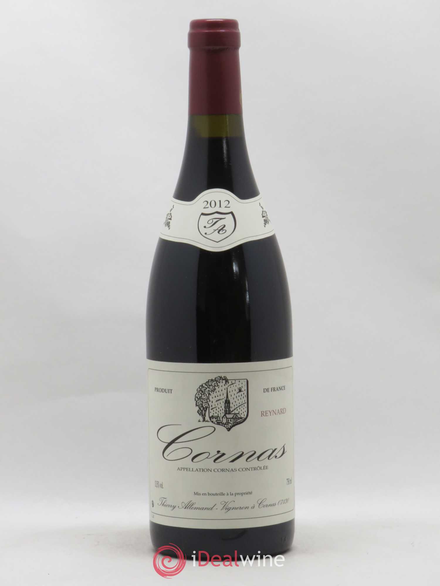 Cornas Reynard Thierry Allemand 2012 - Lot de 1 bouteille - 0