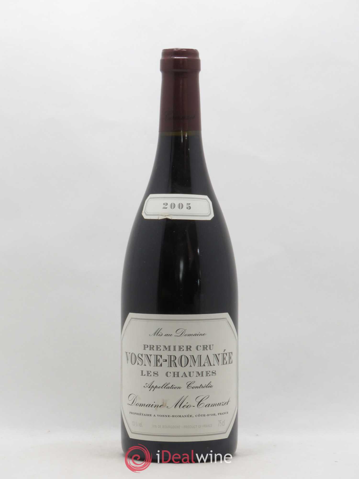 Vosne-Romanée 1er Cru Les Chaumes Méo-Camuzet (Domaine) 2005 - Lot de 1 bouteille - 0