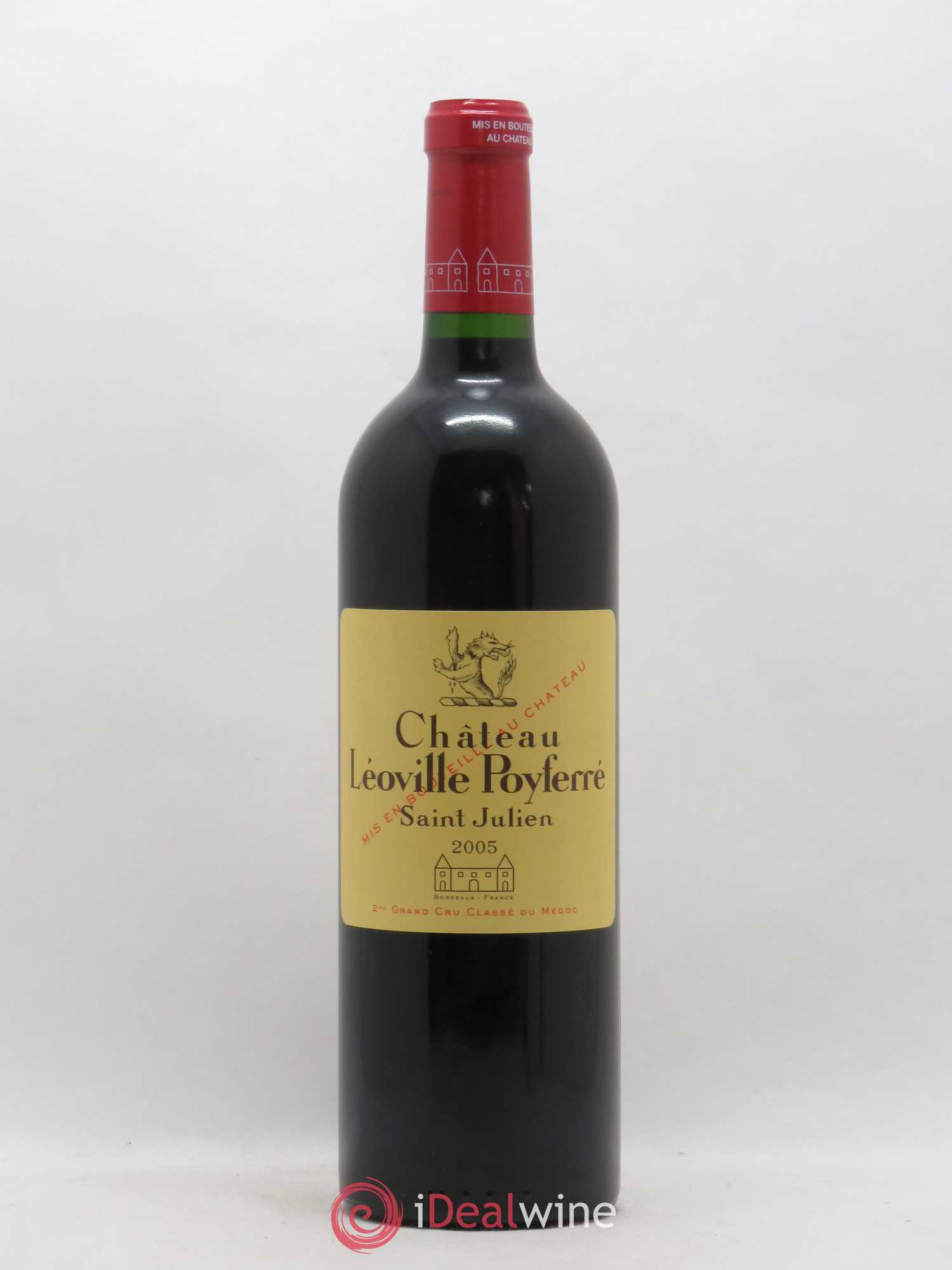 Château Léoville Poyferré 2ème Grand Cru Classé 2005 - Lot de 1 bouteille - 0