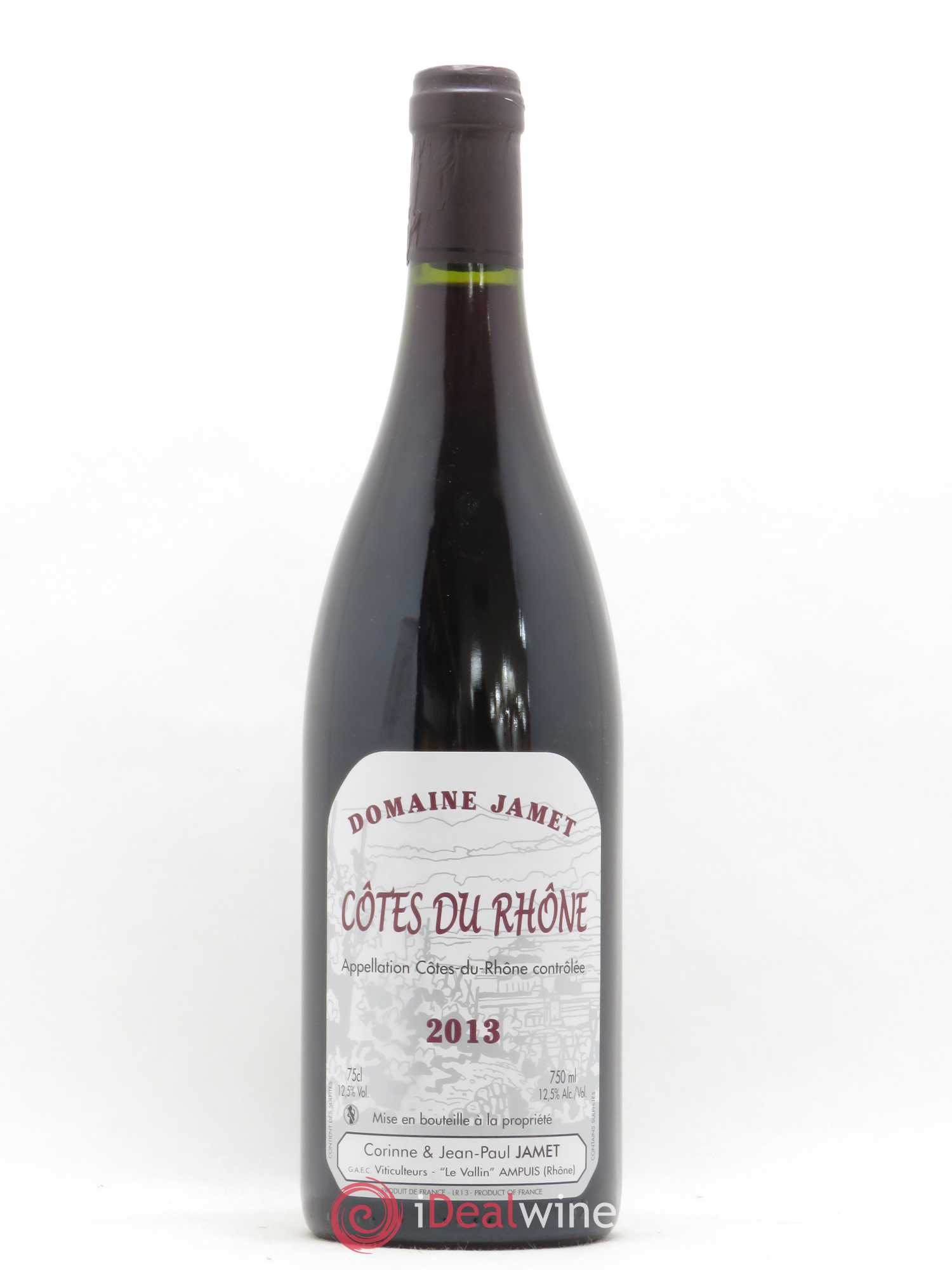 Côtes-du-Rhône Jamet (Domaine) 2013 - Lot de 1 bouteille - 0