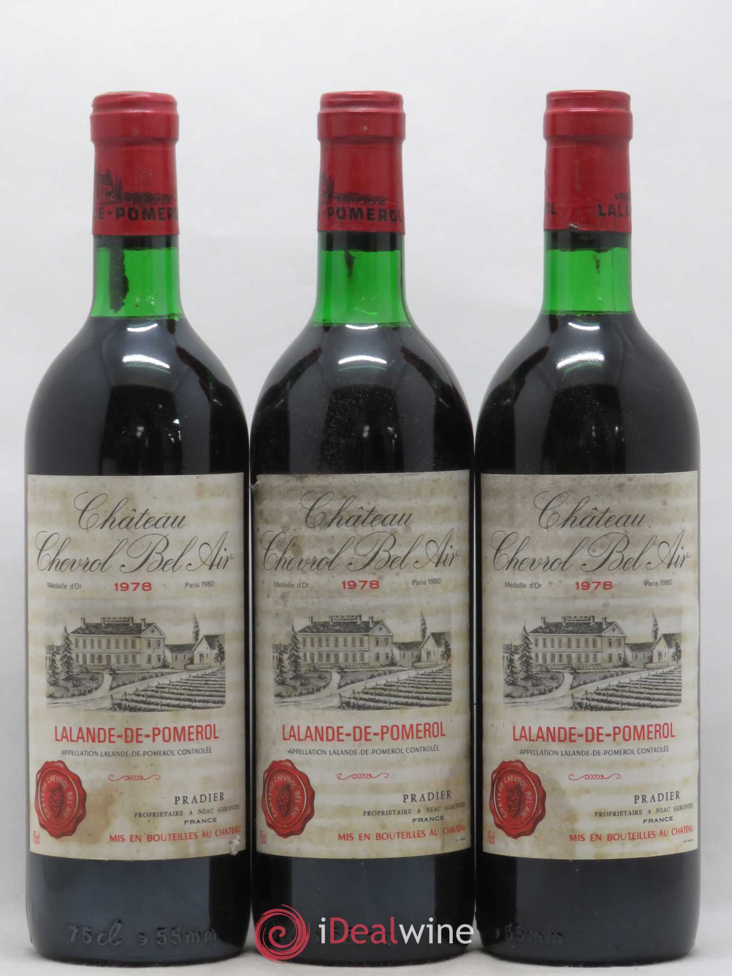 Lalande-de-Pomerol Château Chevrol Bel Air 1978 - Lot de 6 bouteilles - 2