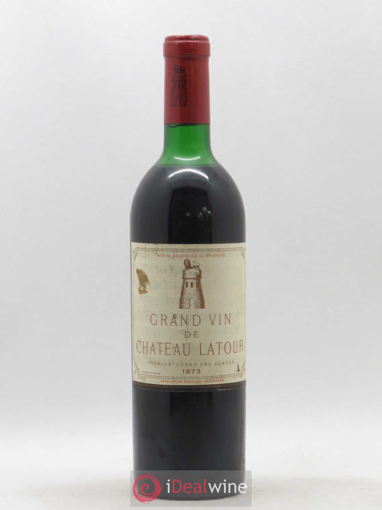 Château Latour 1er Grand Cru Classé 1973 - Lot de 1 bouteille - 0