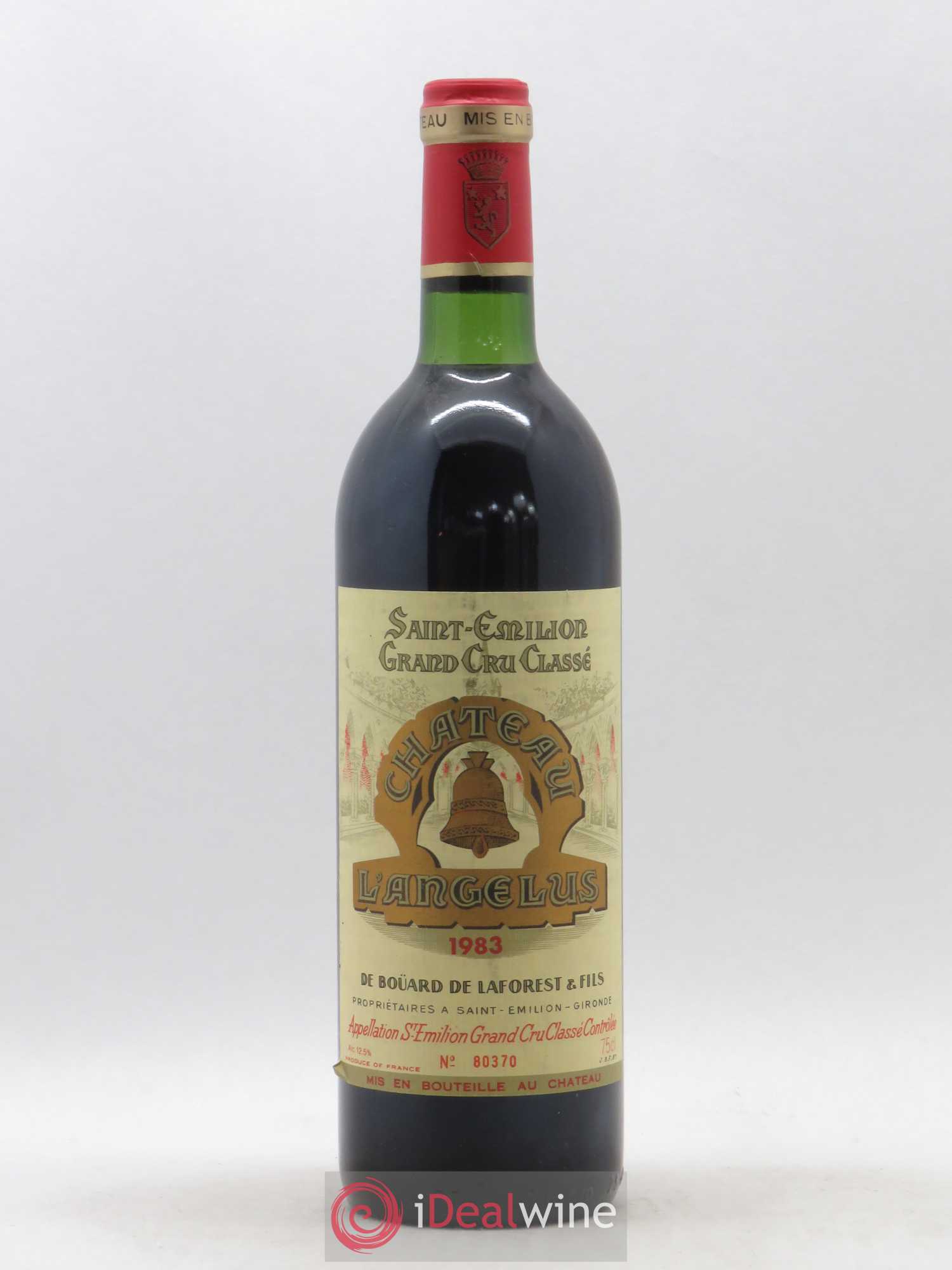 Château Angélus 1er Grand Cru Classé A 1983 - Lot de 1 bouteille - 0