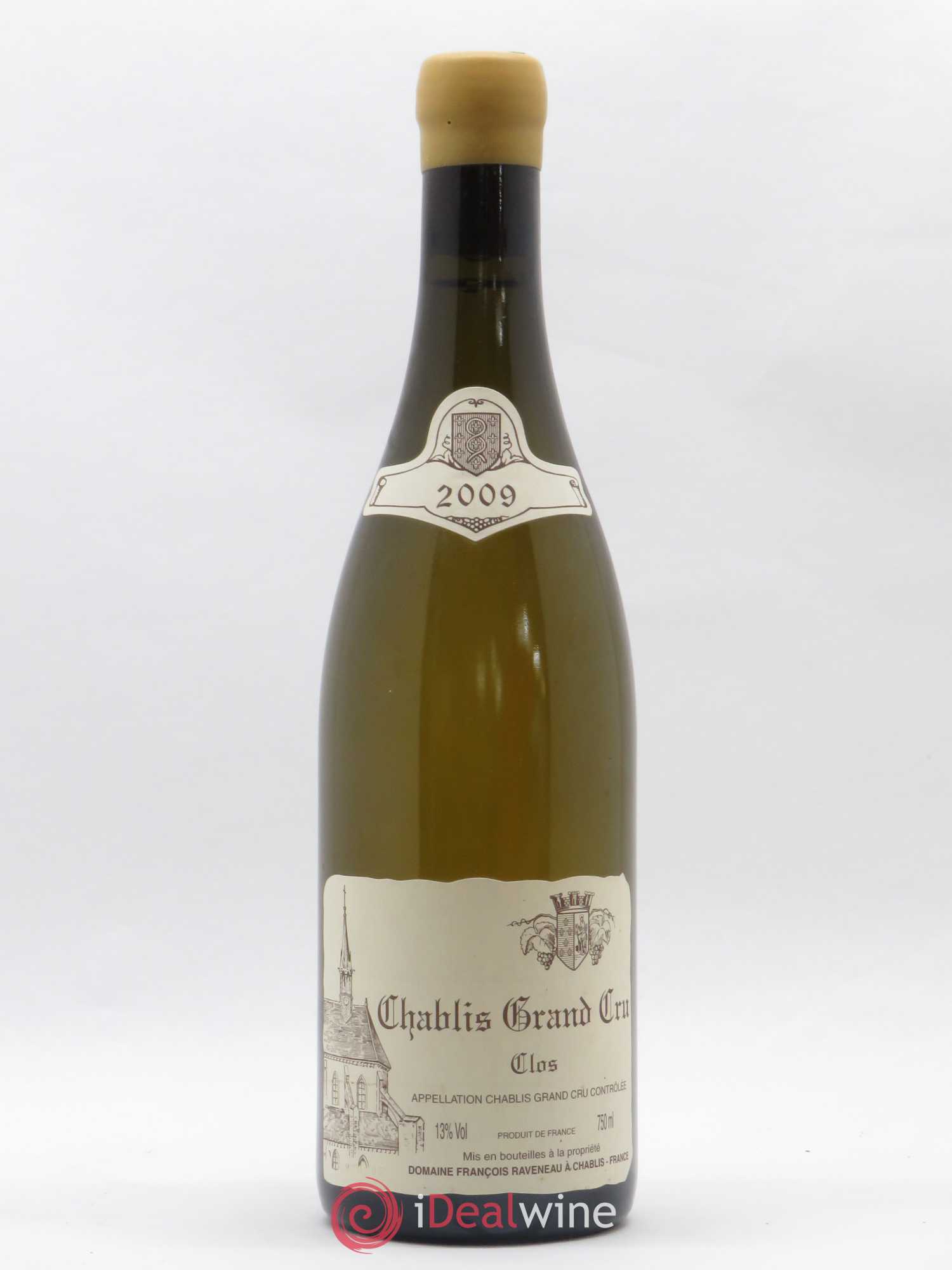 Chablis Grand Cru Clos Raveneau (Domaine) 2009 - Lot de 1 bouteille - 0