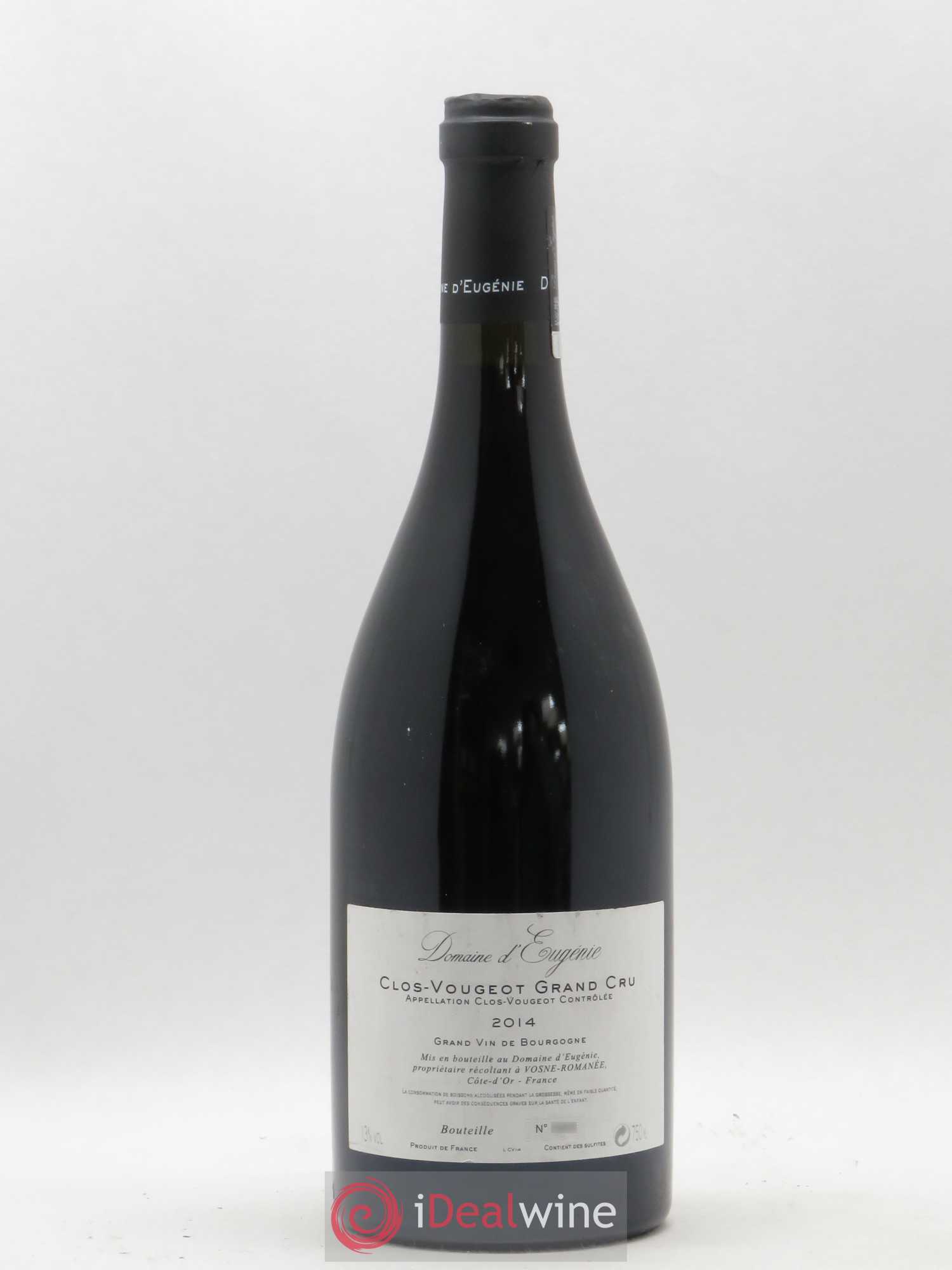 Clos de Vougeot Grand Cru Domaine René Engel - Domaine Eugénie 2014 - Lot de 1 bouteille - 1