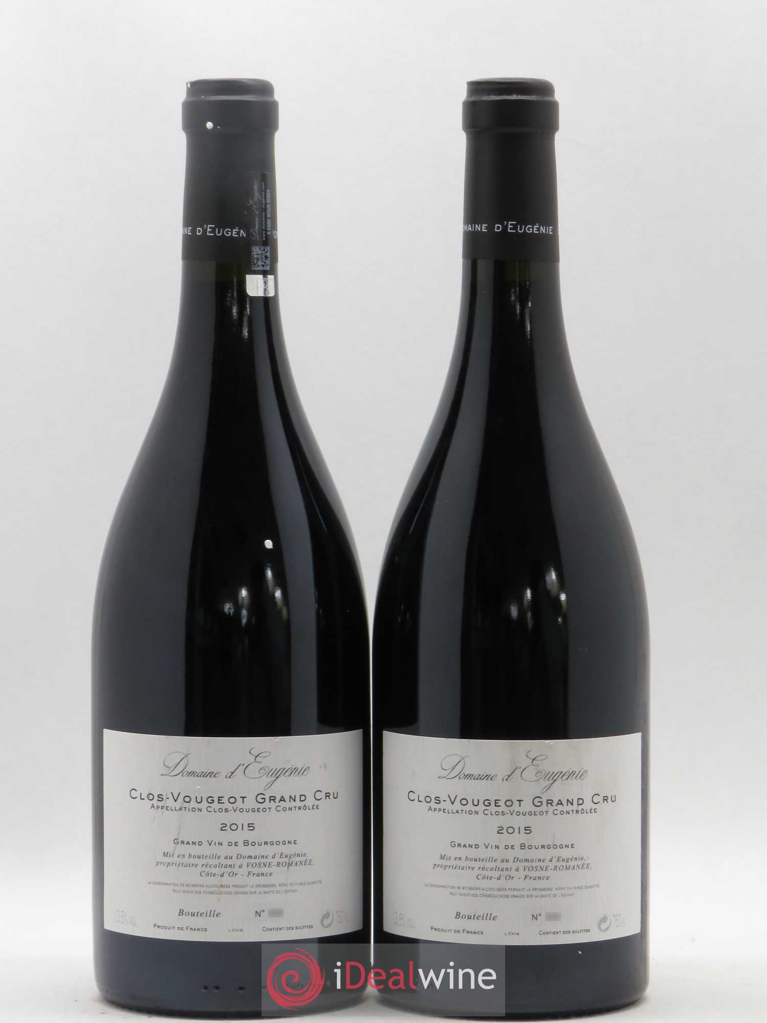 Clos de Vougeot Grand Cru Domaine René Engel - Domaine Eugénie 2015 - Lot de 2 bouteilles - 1