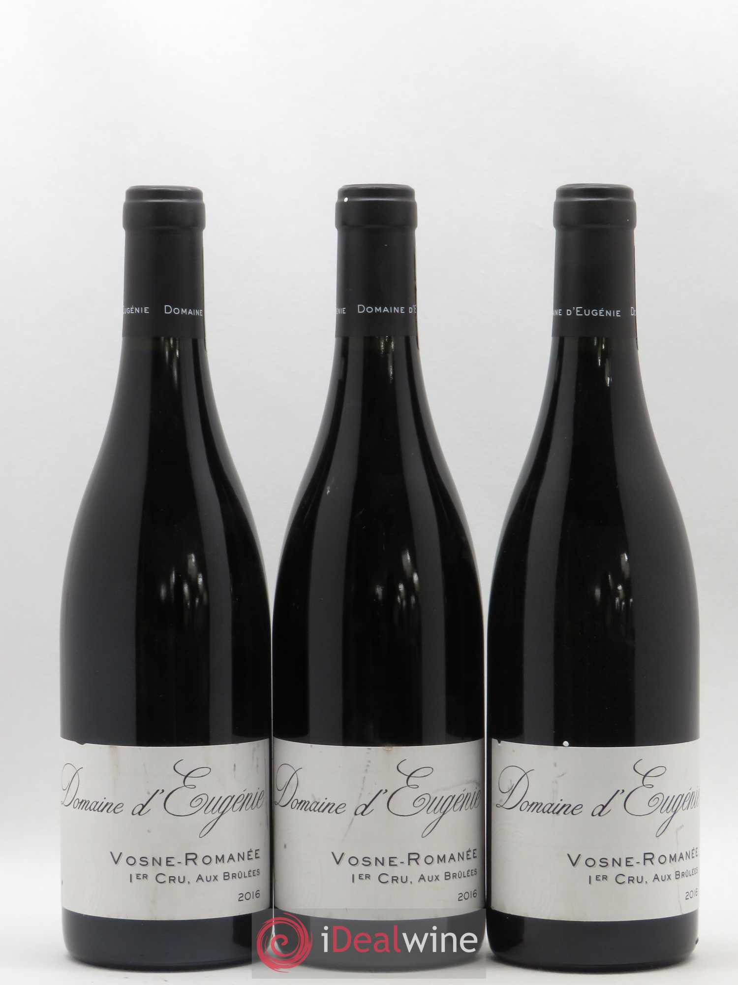 Vosne-Romanée 1er Cru Aux Brûlées Domaine René Engel - Domaine Eugénie 2016 - Lot de 3 bouteilles - 0