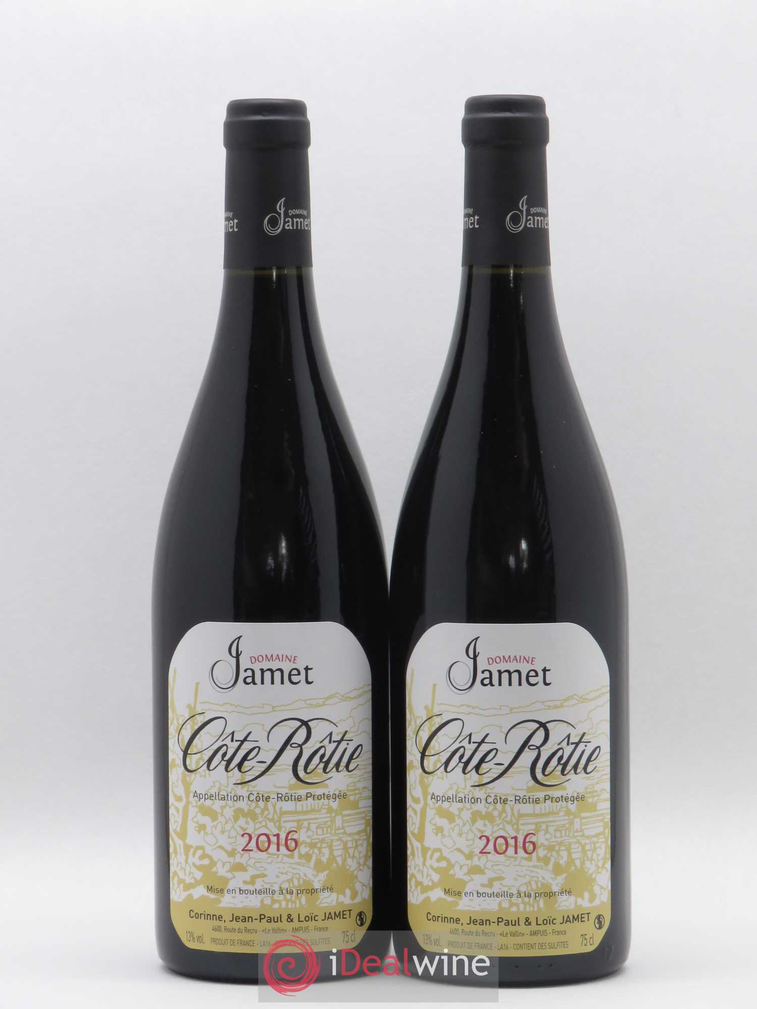 Côte-Rôtie Jamet (Domaine) 2016 - Lot de 2 bouteilles - 0