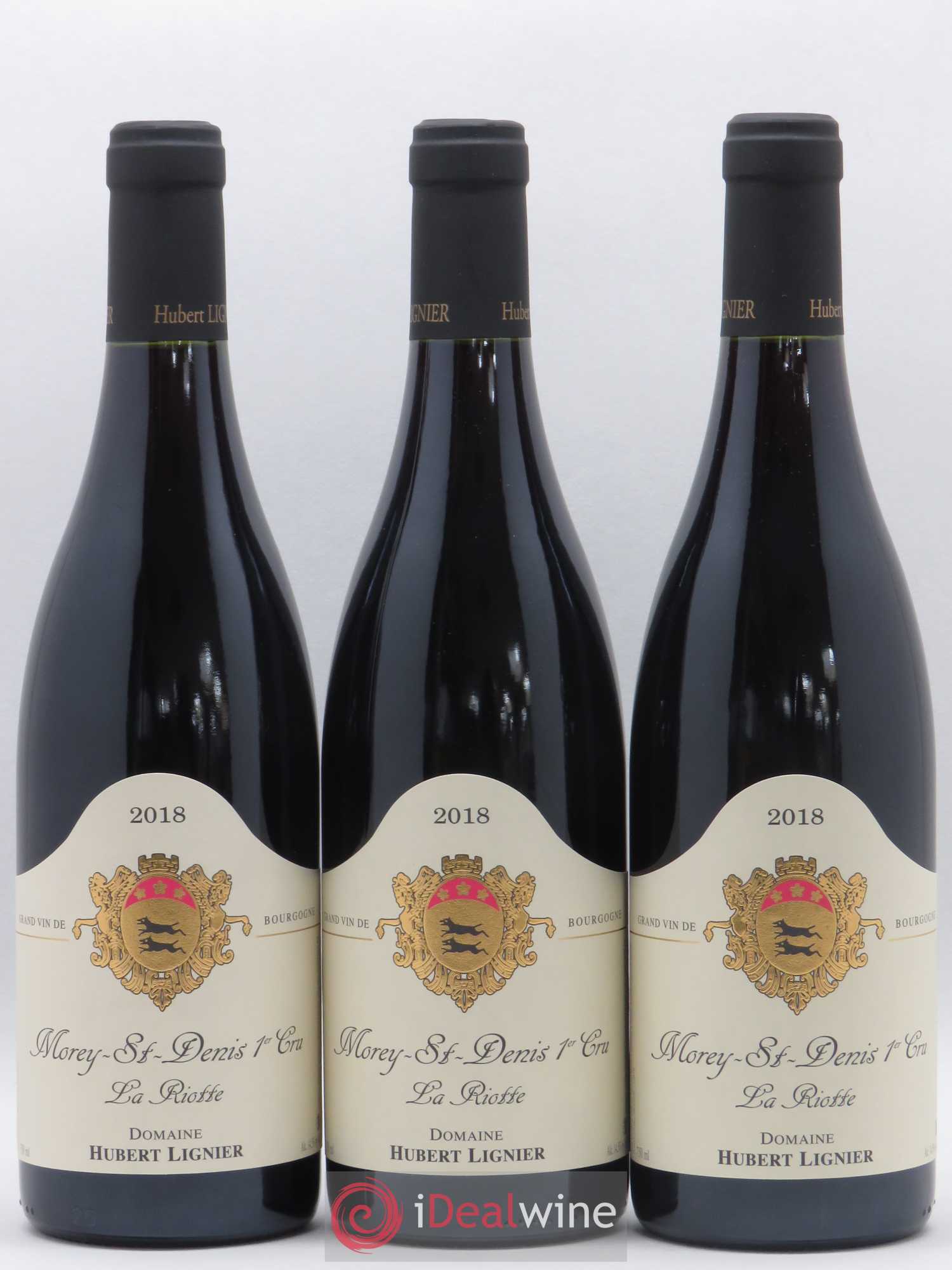 Morey-Saint-Denis 1er Cru La Riotte Hubert Lignier (Domaine) 2018 - Lot de 3 bouteilles - 0