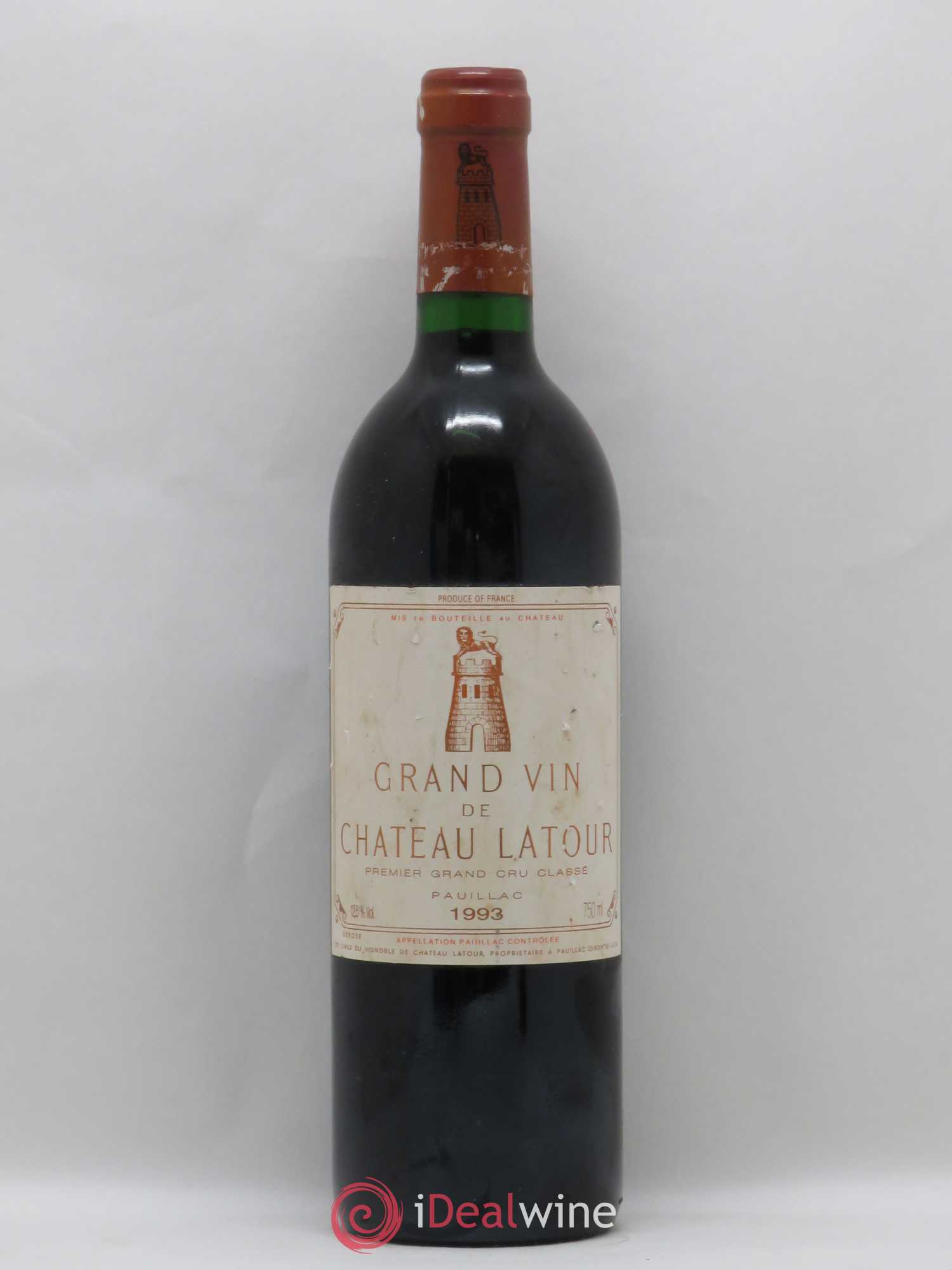 Château Latour 1er Grand Cru Classé 1993 - Lot de 1 bouteille - 0