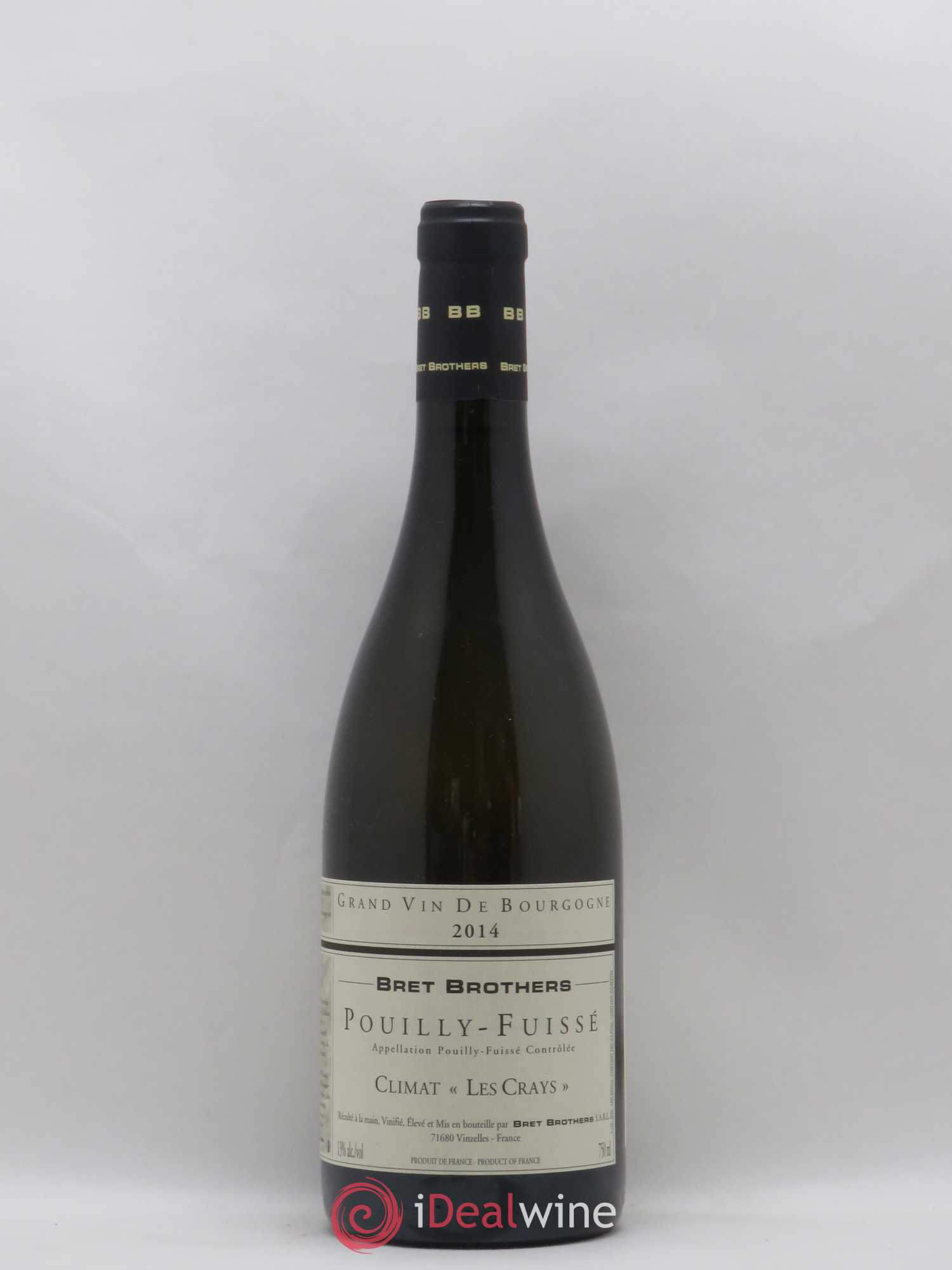 Pouilly-Fuissé Les Crays Bret Brothers 2014 - Posten von 1 Flasche - 0