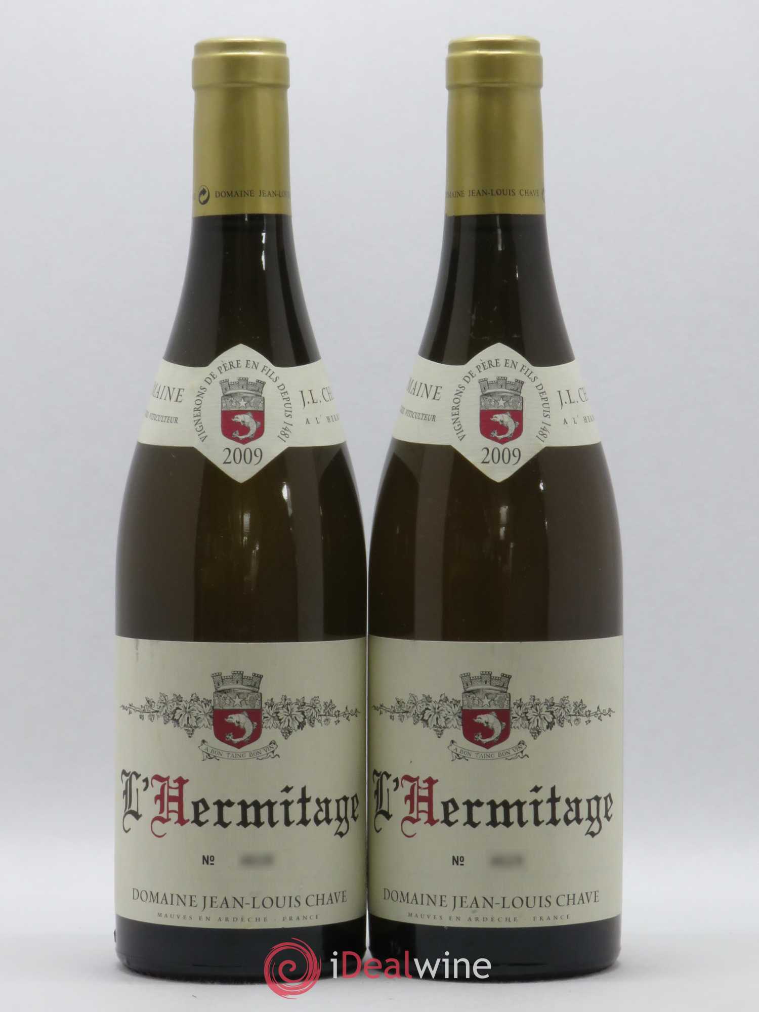 Hermitage Jean-Louis Chave 2009 - Lot de 2 bouteilles - 0