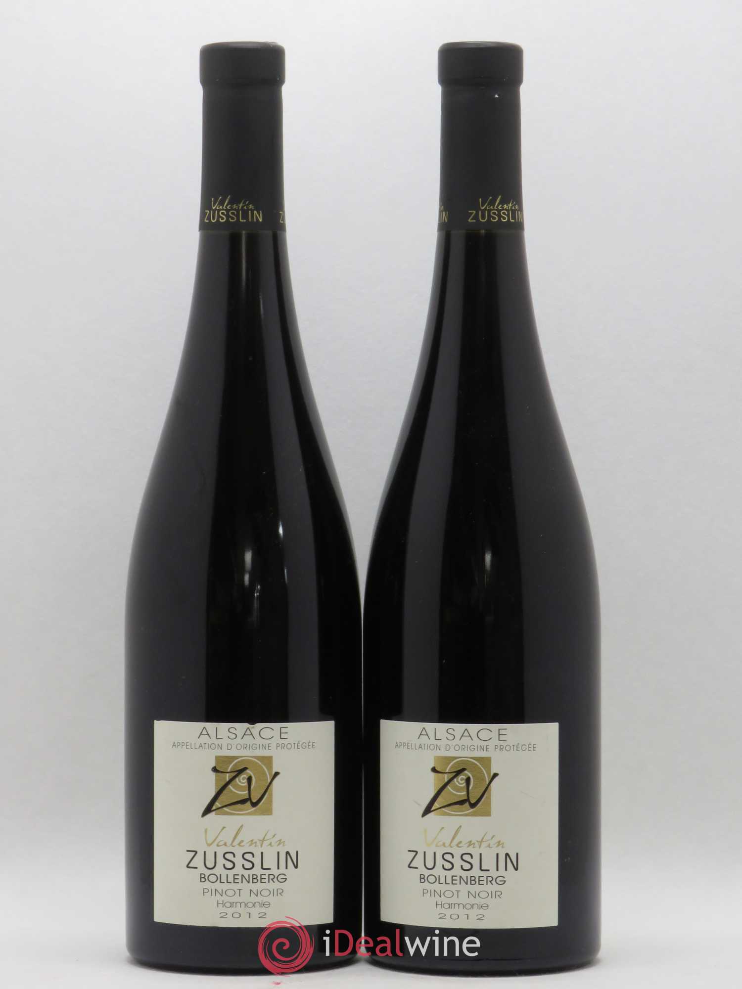 Alsace Pinot Noir Bollenberg Harmonie Valentin Zusslin (Domaine) 2012 - Lot de 2 bouteilles - 0