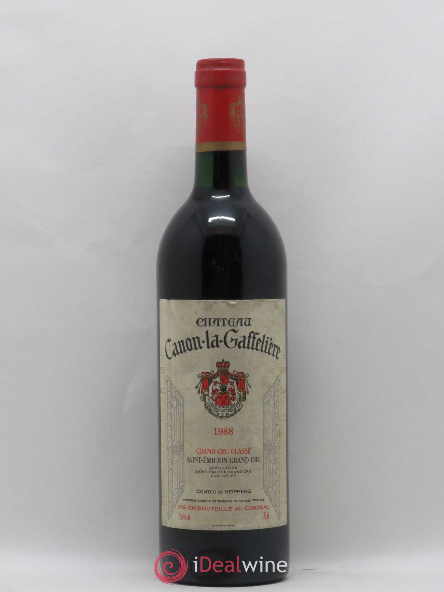 Château Canon la Gaffelière 1er Grand Cru Classé B 1988 - Lot de 1 bouteille - 0