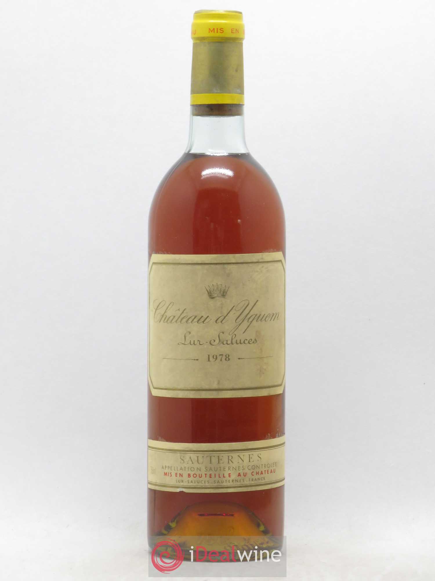 Château d' Yquem 1er Cru Classé Supérieur 1978 - Lotto di 1 bottiglia - 0